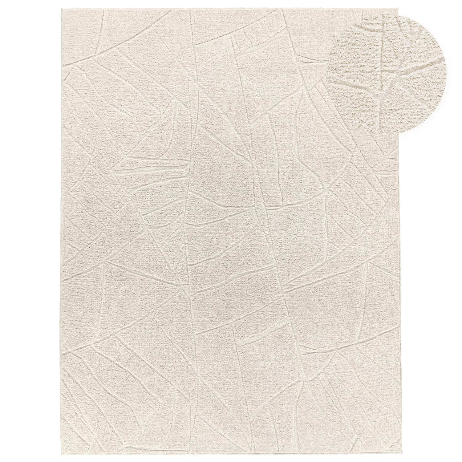 Moderner-Teppich Tokio Creme