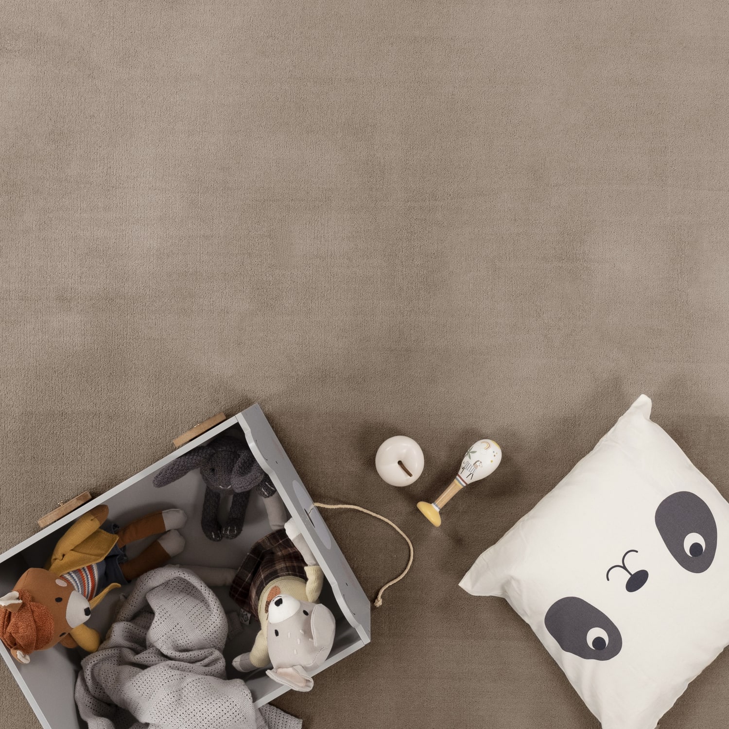 Kinderteppich waschbar Tatami Beige