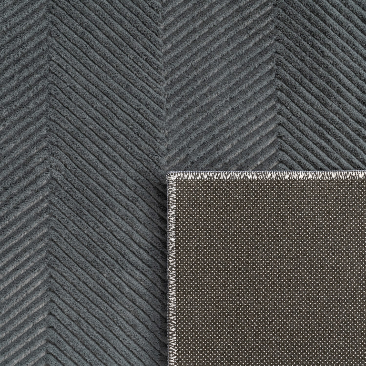 Teppich waschbar Haarlem Anthrazit