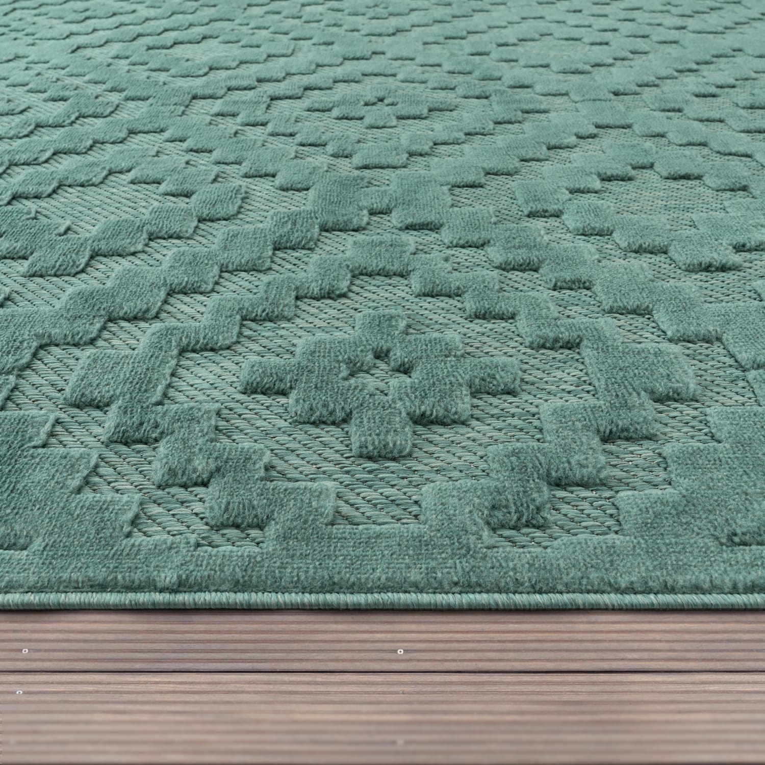 In- & Outdoor-Teppich Livorno Türkis