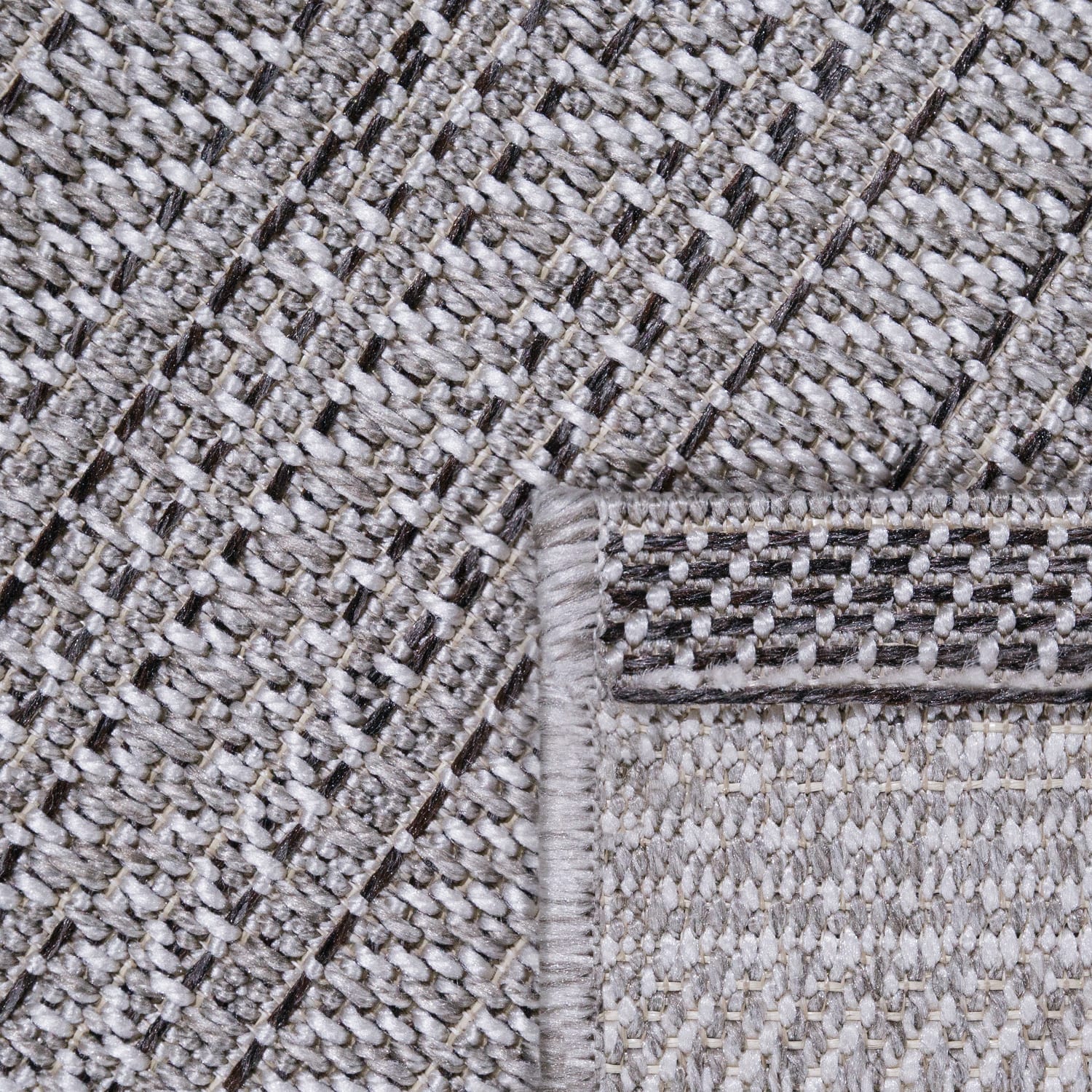 In- & Outdoor-Teppich Waregem Grau