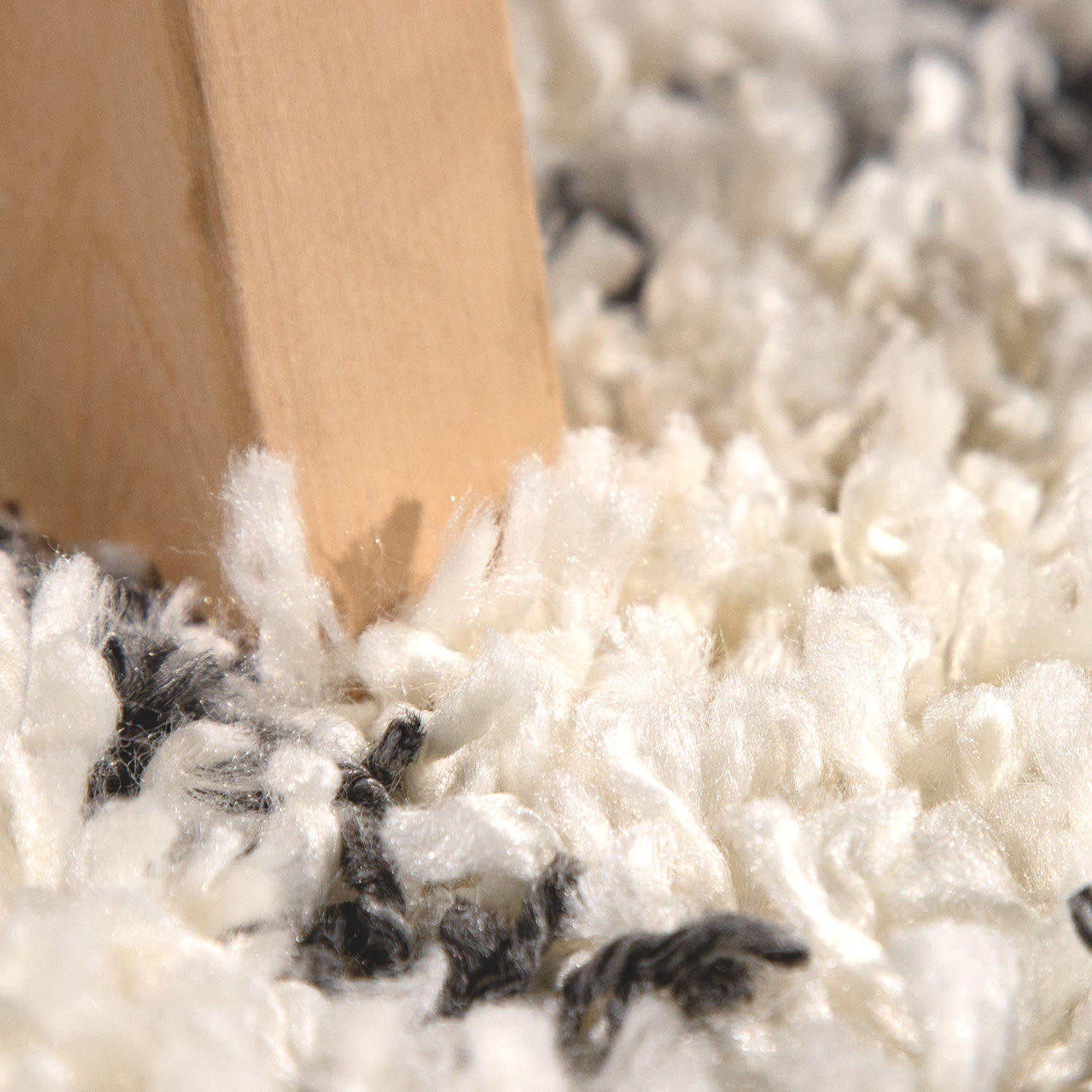 Shaggyteppich Kalmar Creme-Anthrazit