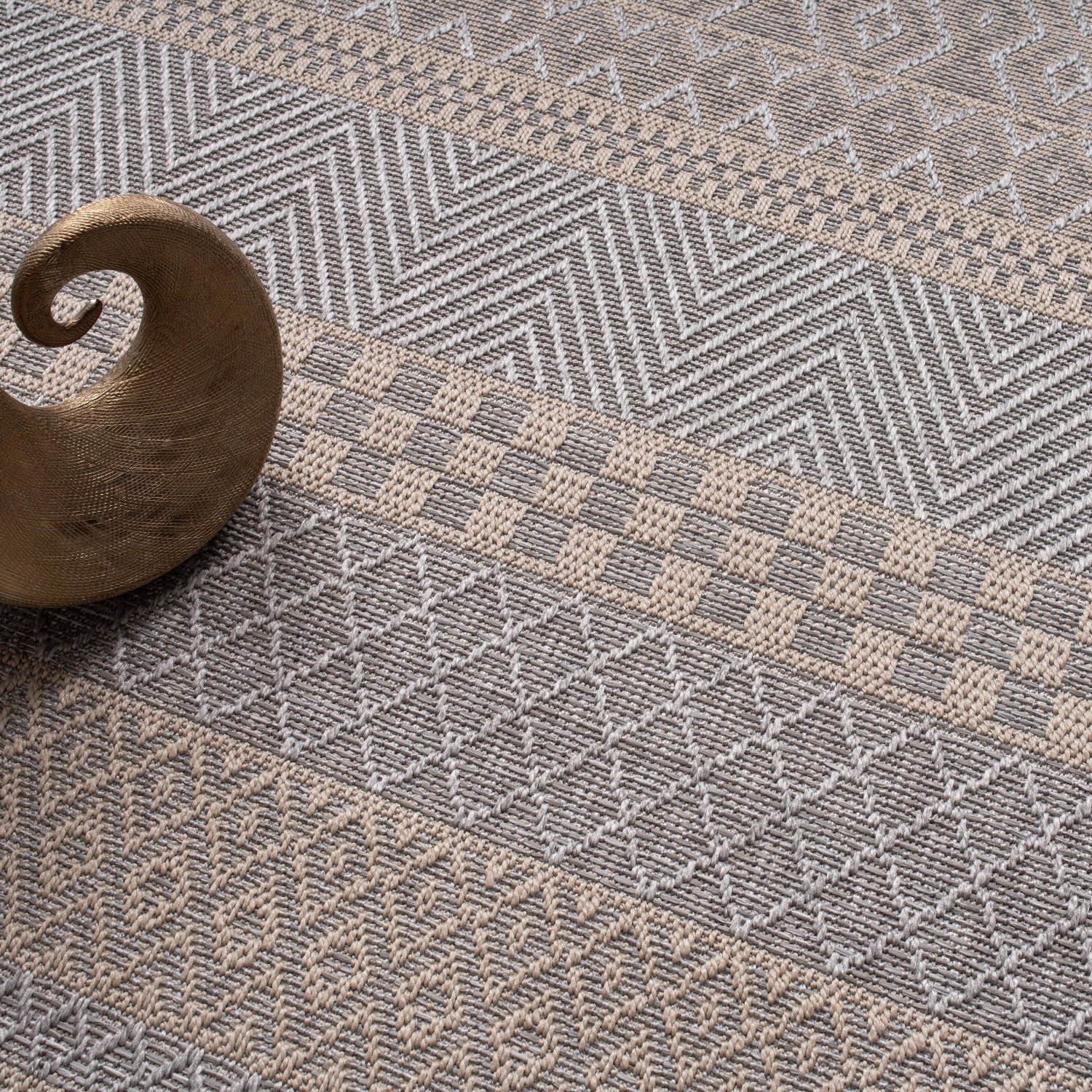 In- & Outdoor-Teppich Vermont Grau