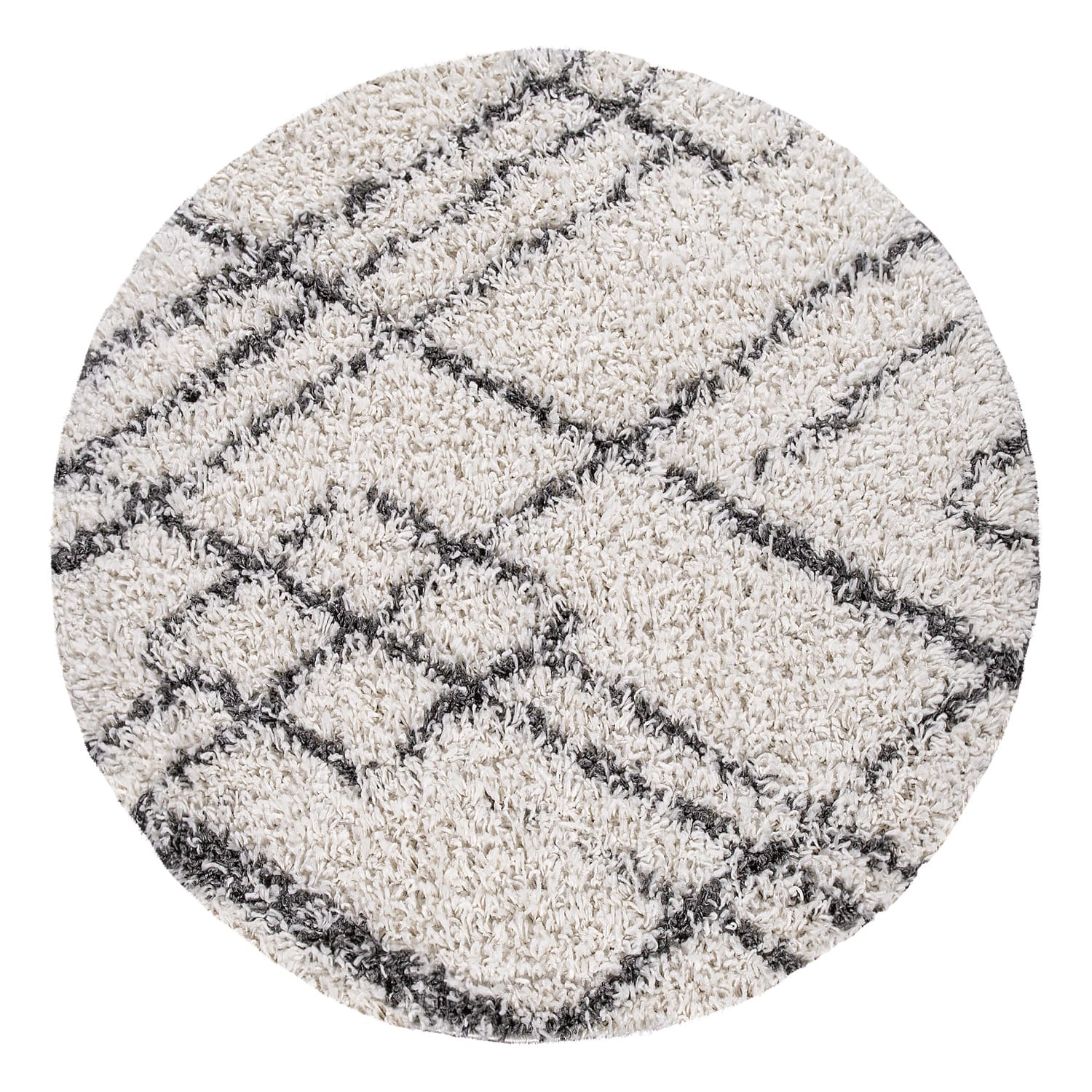 Shaggyteppich Kalmar Creme-Anthrazit