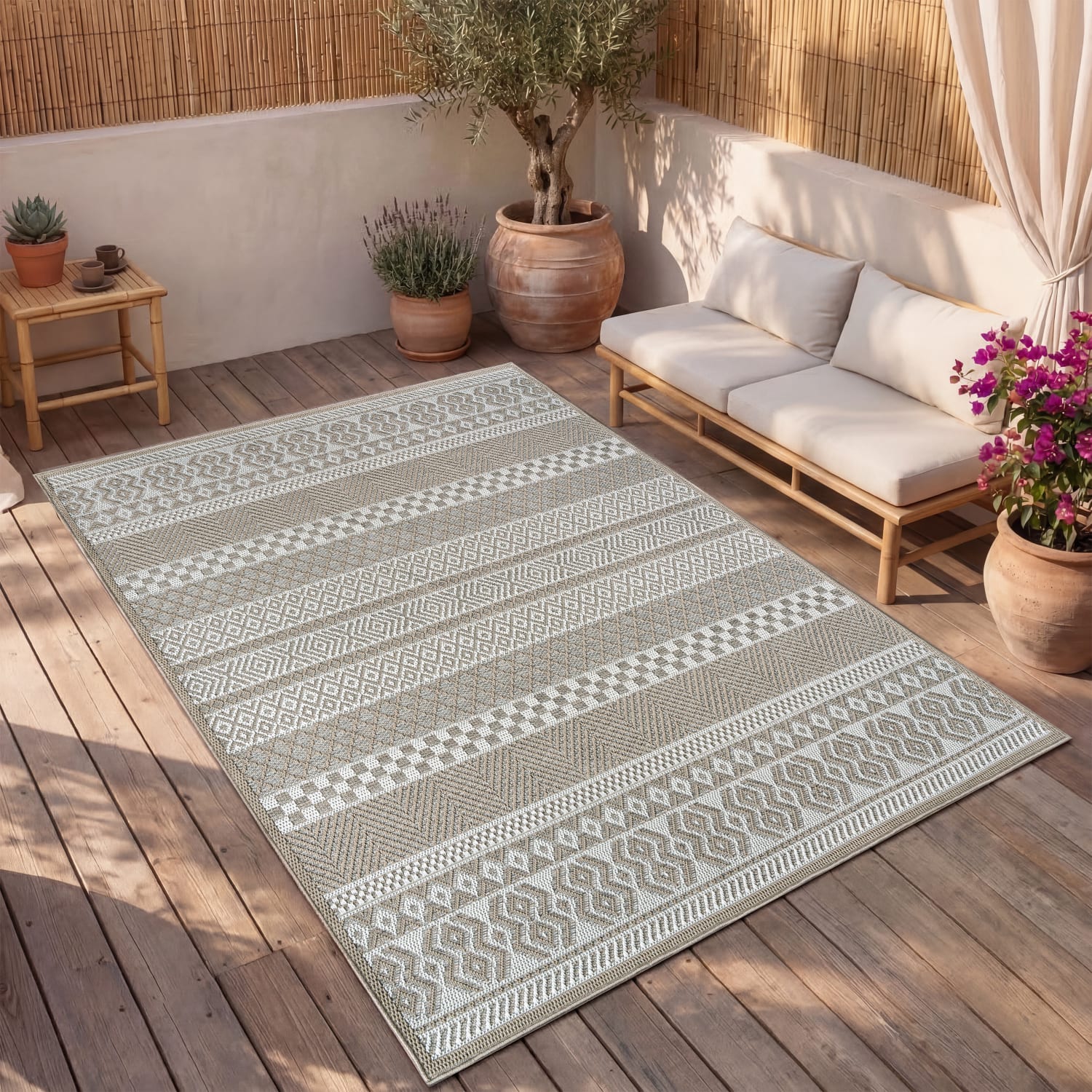 In- & Outdoor-Teppich Vermont Beige