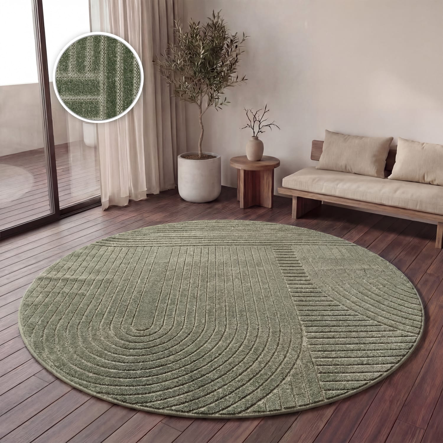 In- & Outdoor-Teppich Cotton Grün
