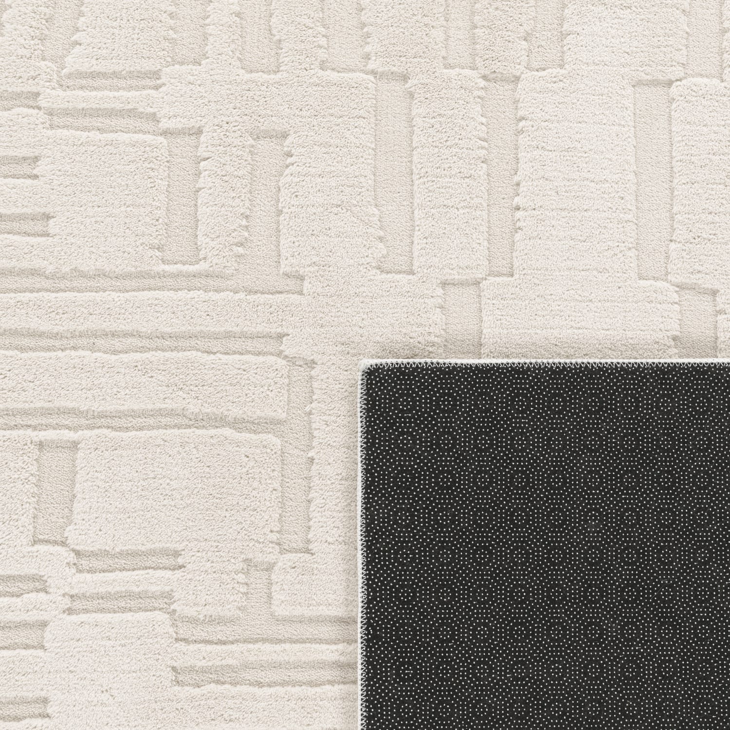 Moderner-Teppich Tokio Creme