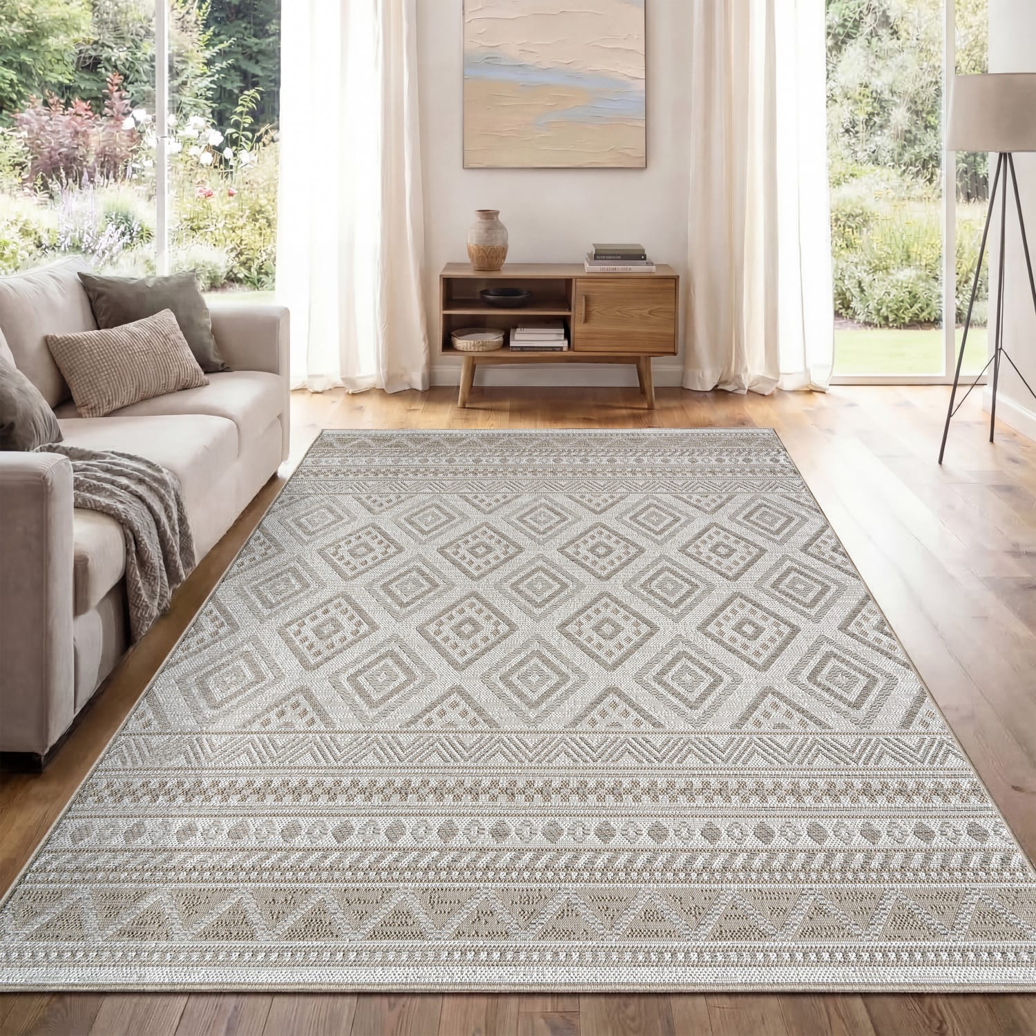 In- & Outdoor-Teppich Vermont Beige
