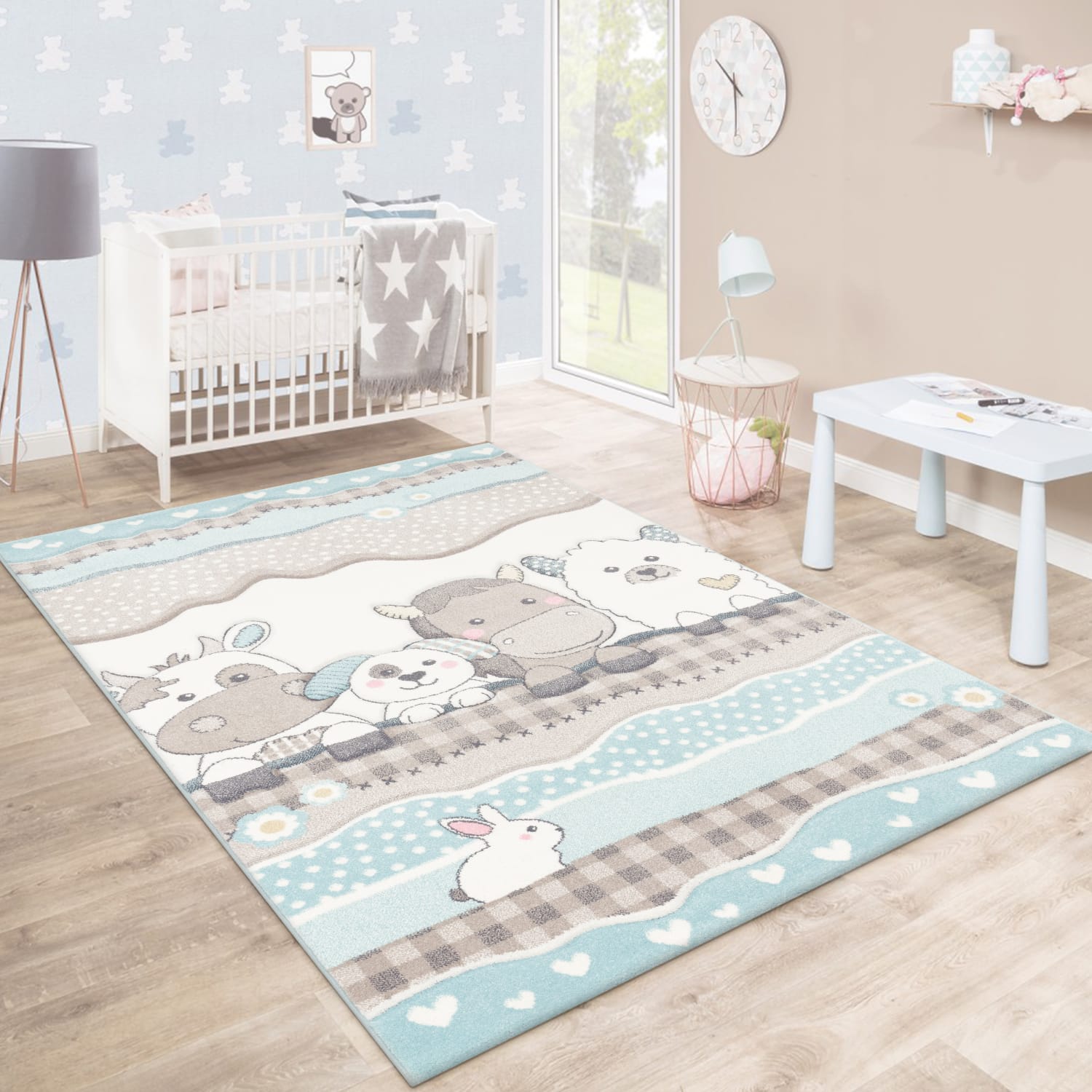 Kinder-Teppich Cosmo Beige