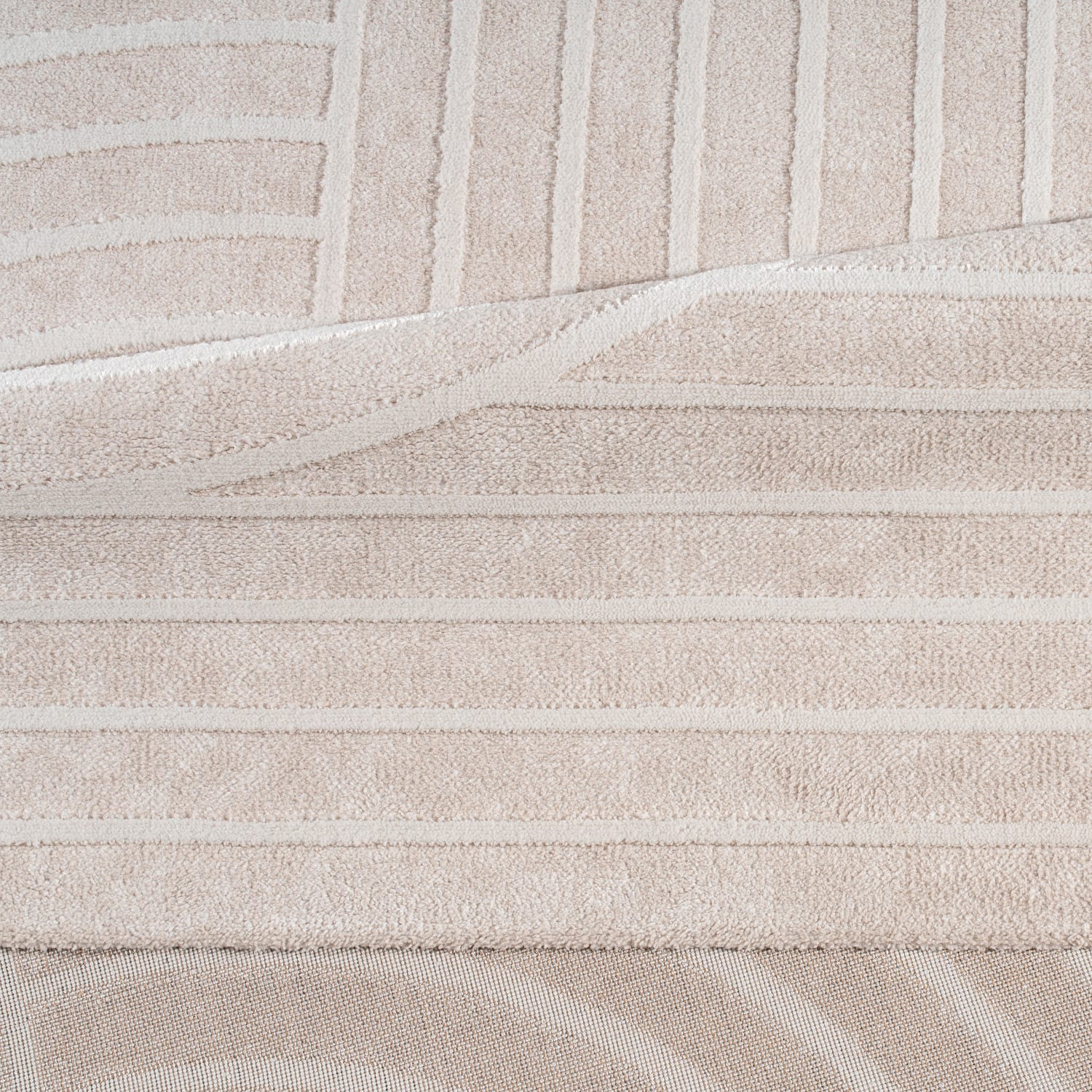 Moderner-Teppich Santorini Creme