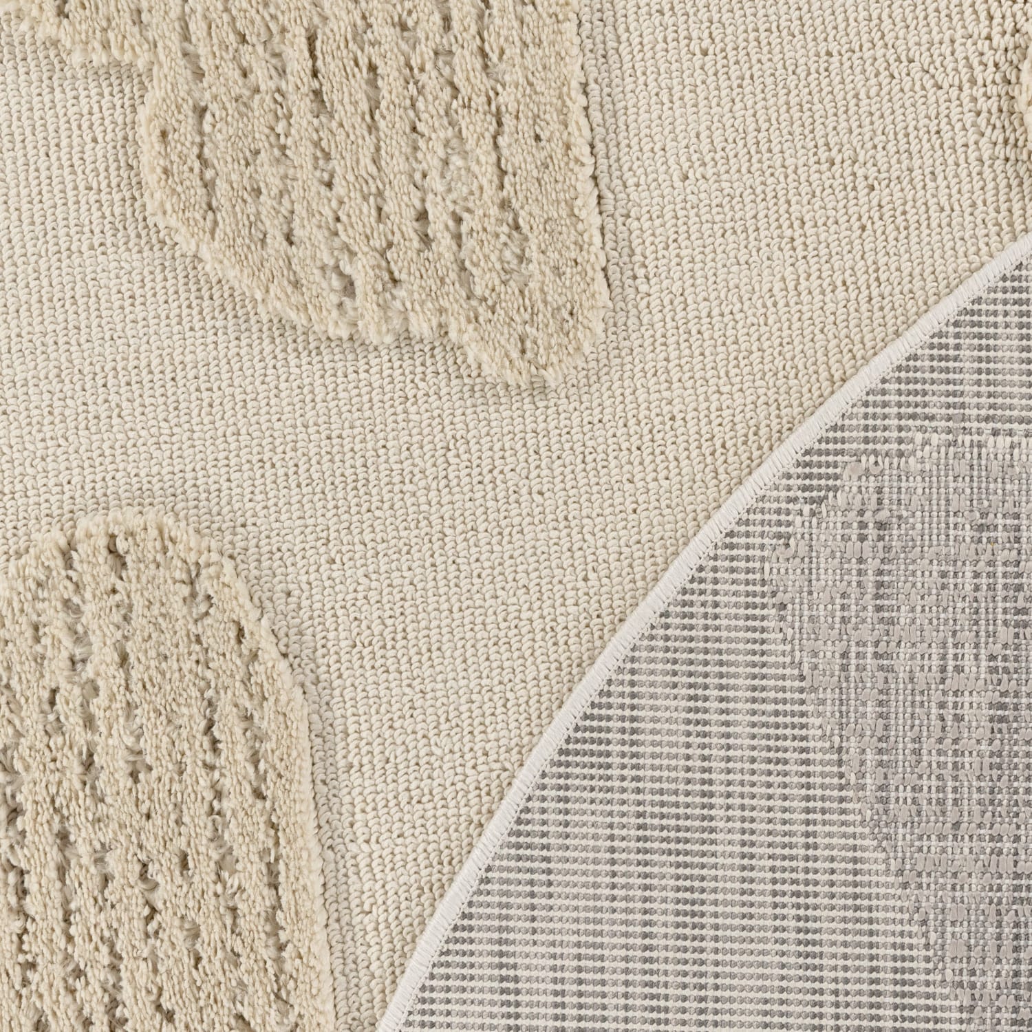 Kinder-Teppich Togo Creme
