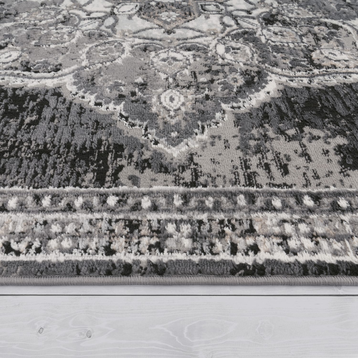 Vintage Teppich Pescara Schwarz