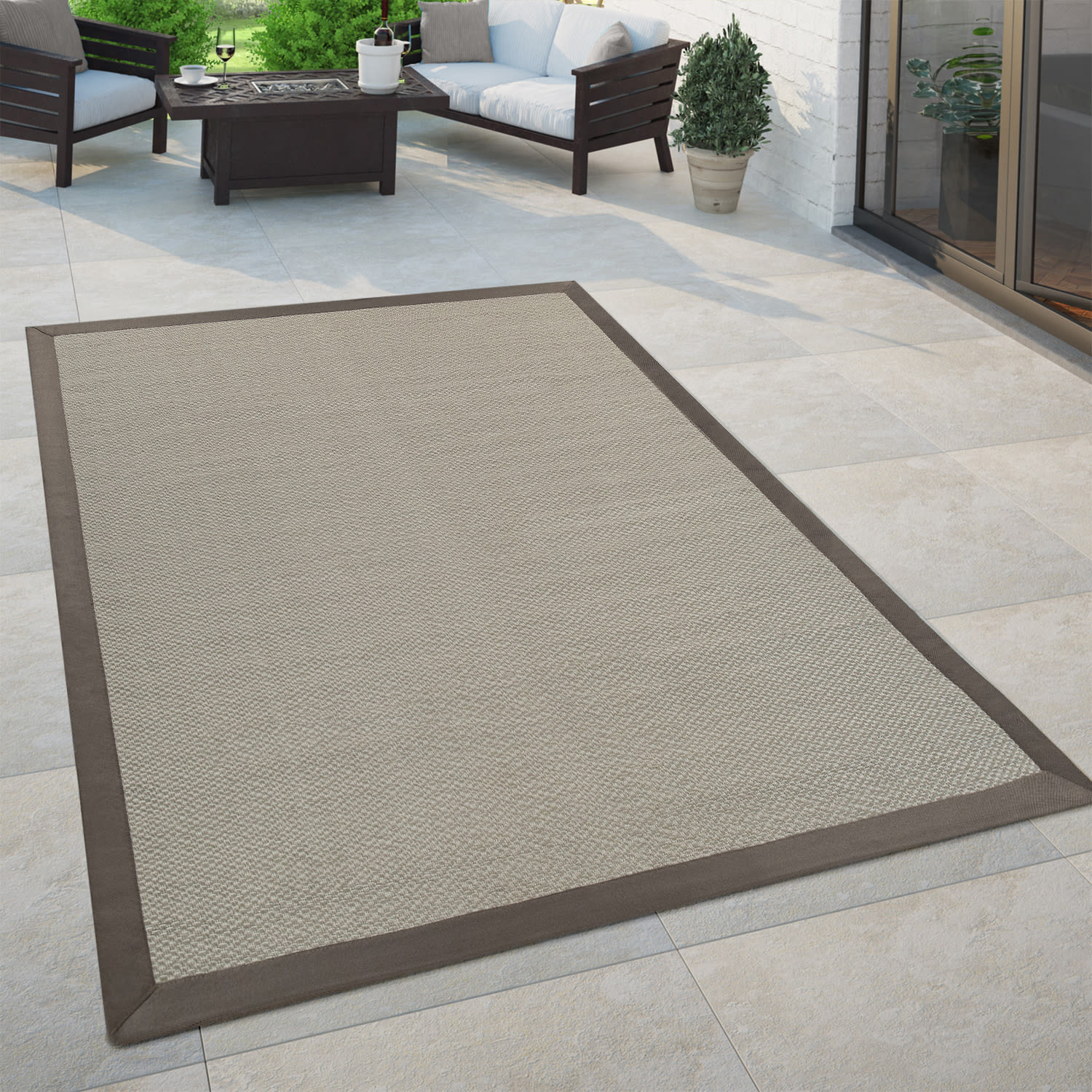 In- & Outdoor-Teppich Sisala Beige