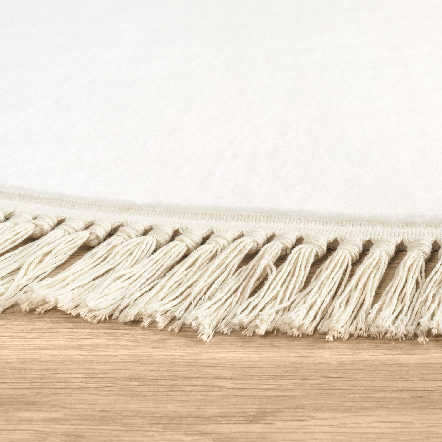 Teppich waschbar Swindon Creme