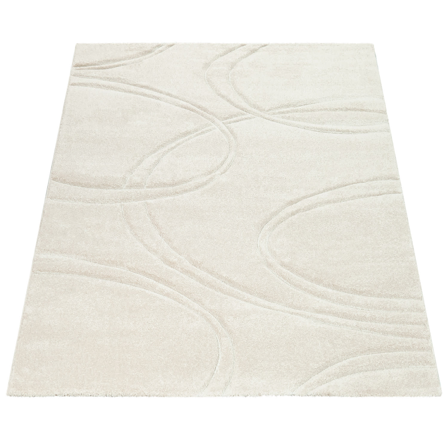 Moderner-Teppich Brilliance Creme