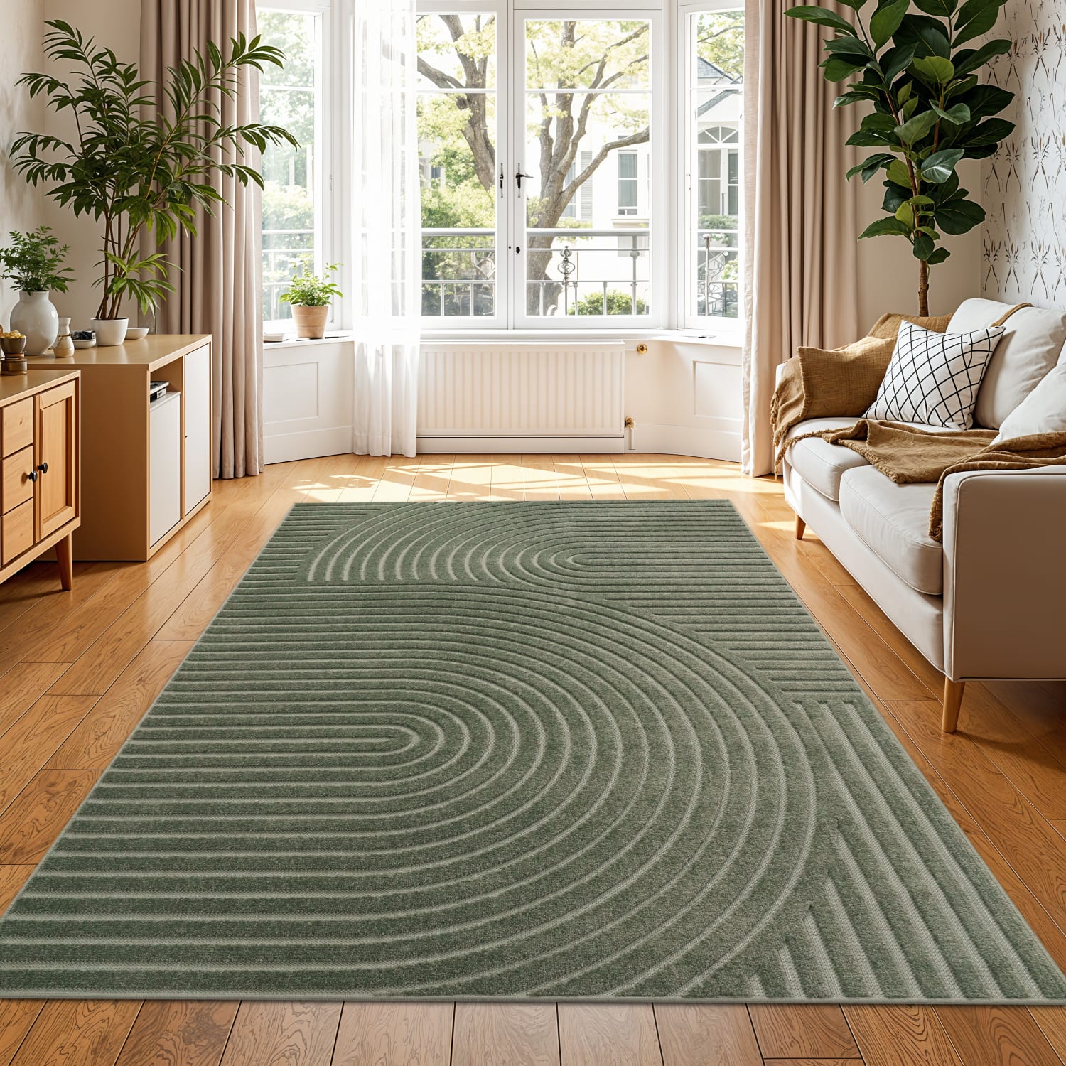 In- & Outdoor-Teppich Cotton Grün