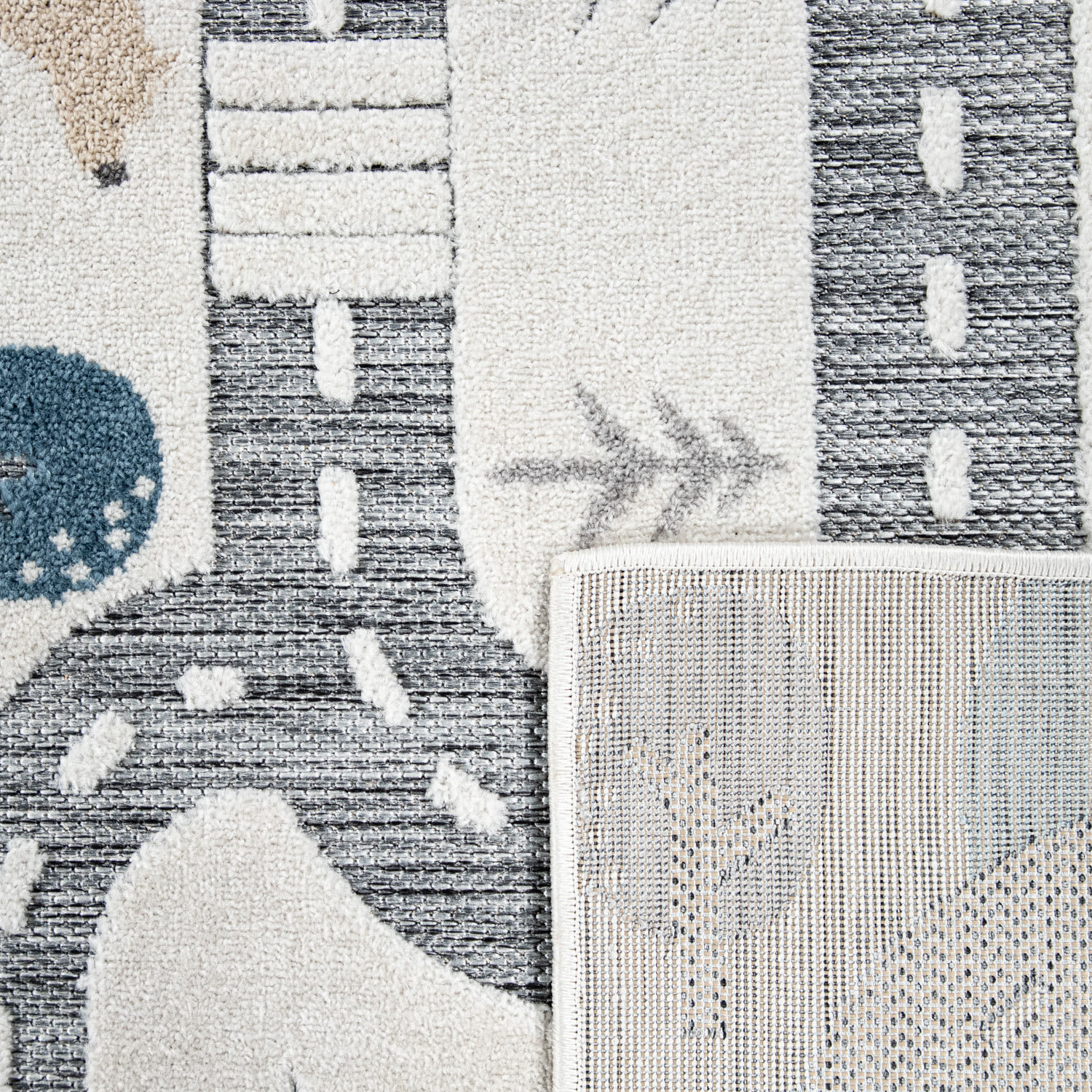 Kinderteppich In- & Outdoor Tweet Creme