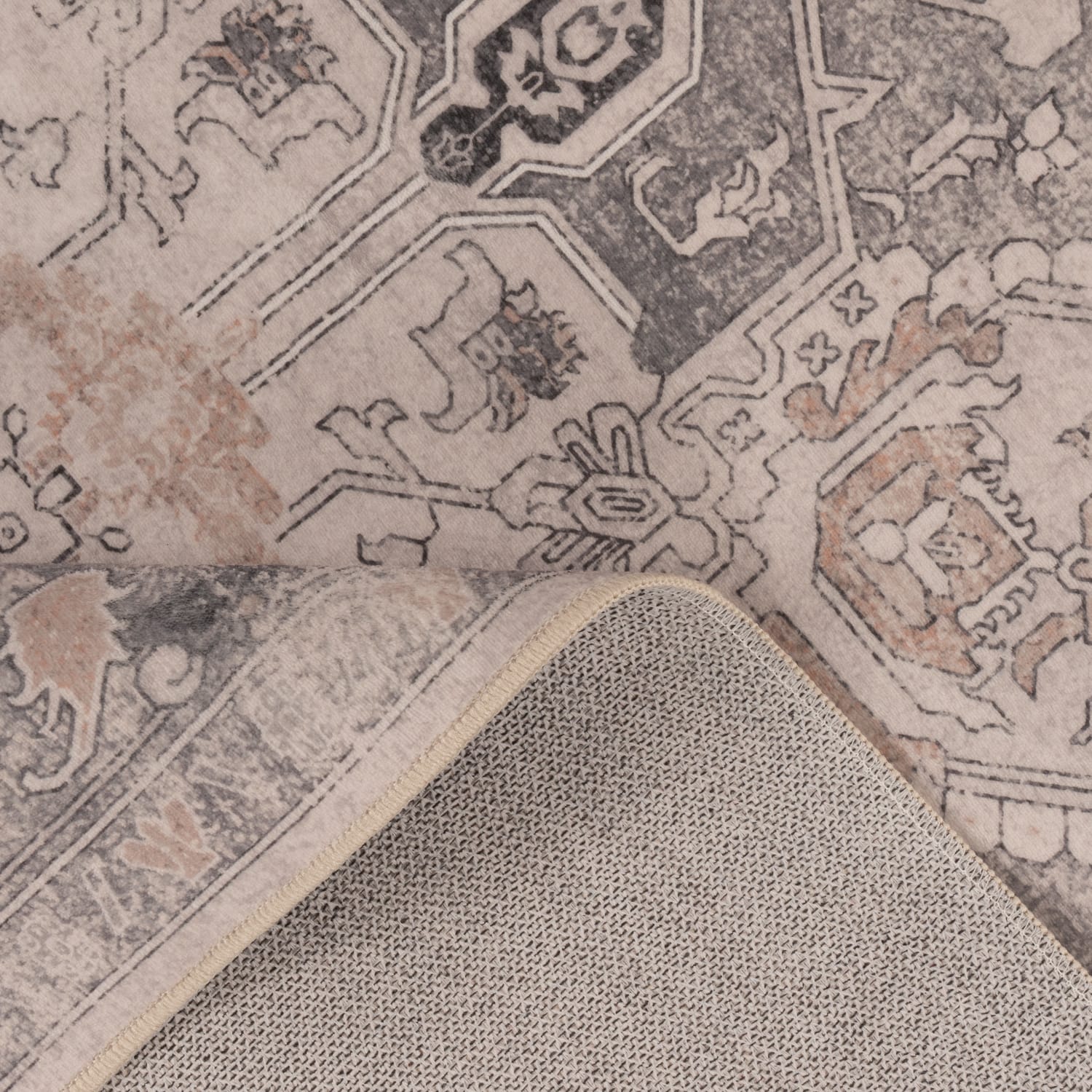 Teppich waschbar Semer Beige