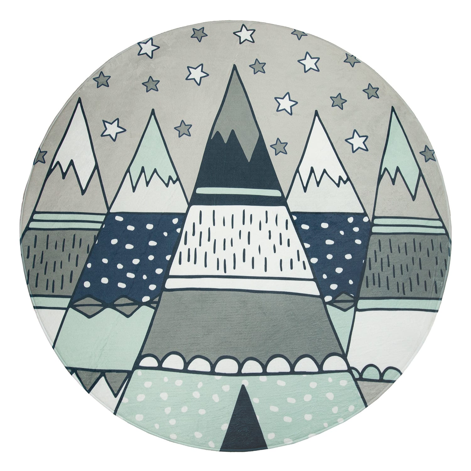 Kinderteppich waschbar Chicos Grau