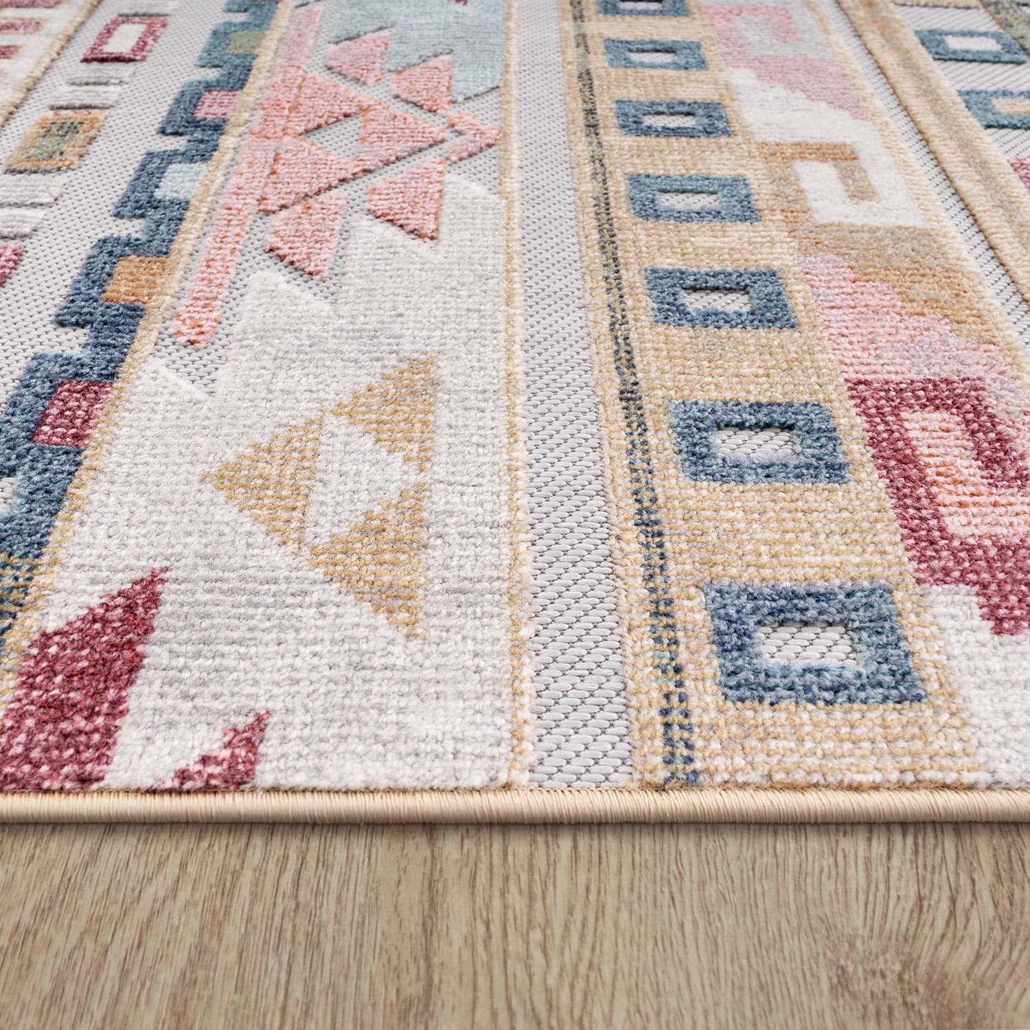 In- & Outdoor-Teppich Fusion Mehrfarbig