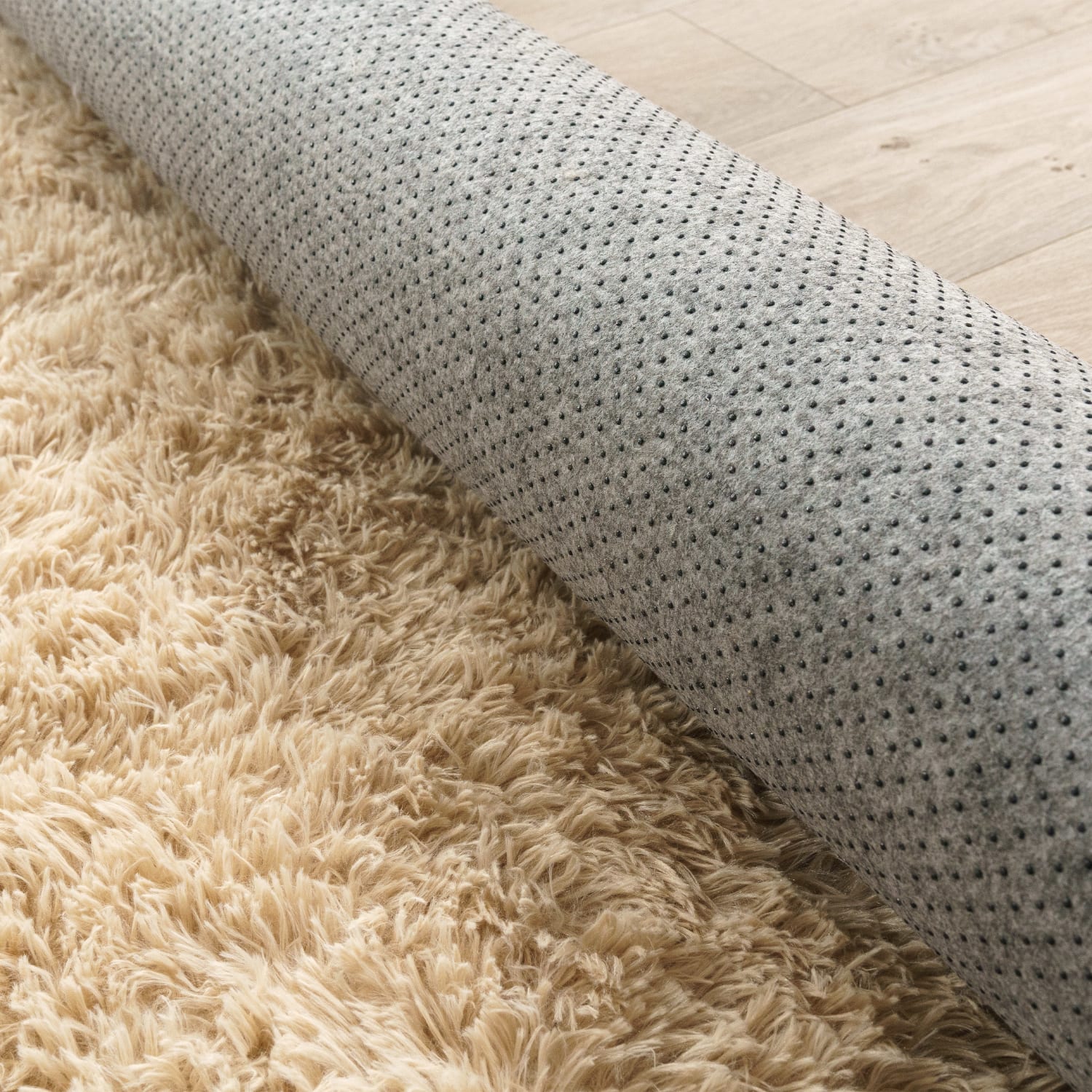 Hochflorteppich Silky Beige