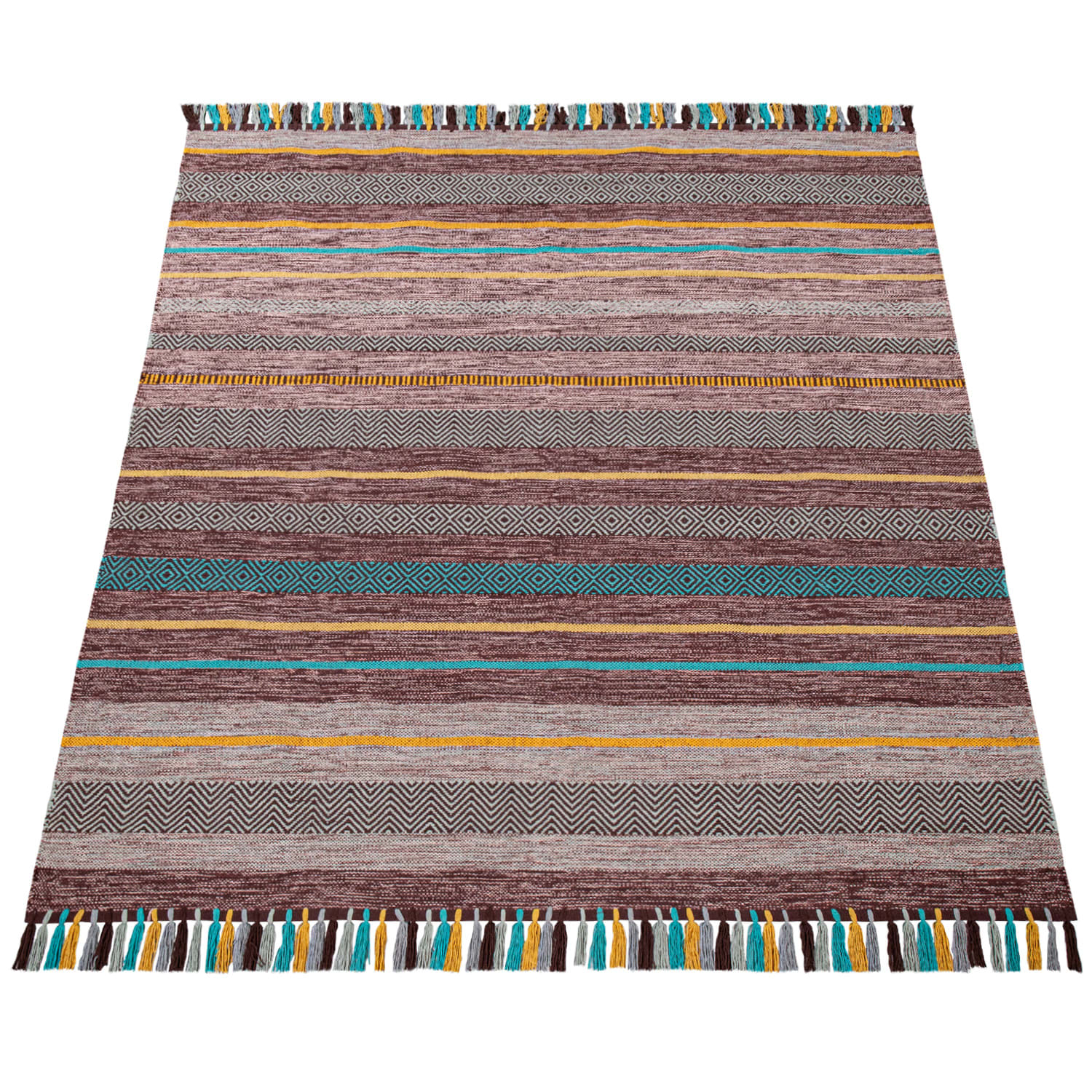 Teppich Kilim Braun