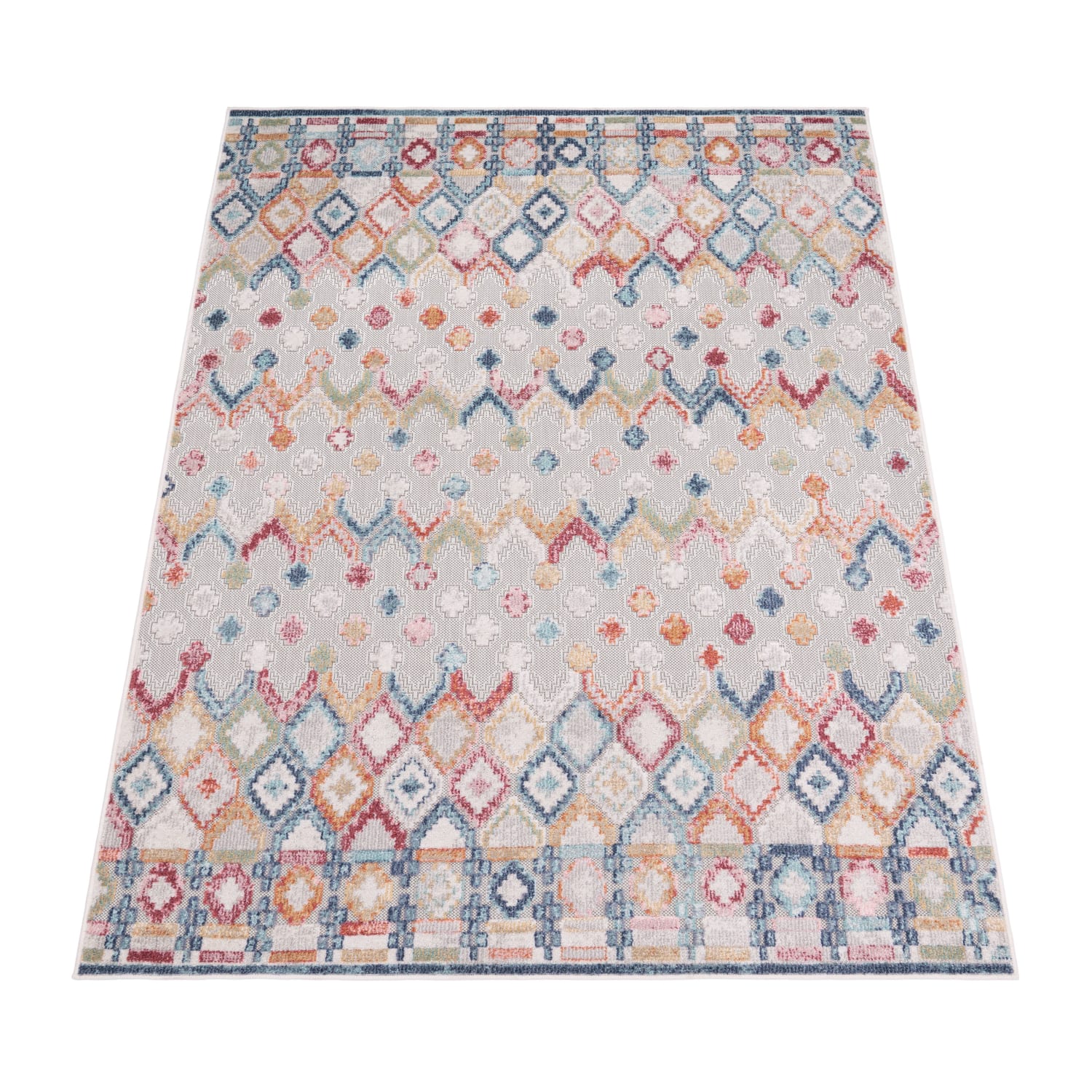 In- & Outdoor-Teppich Fusion Mehrfarbig