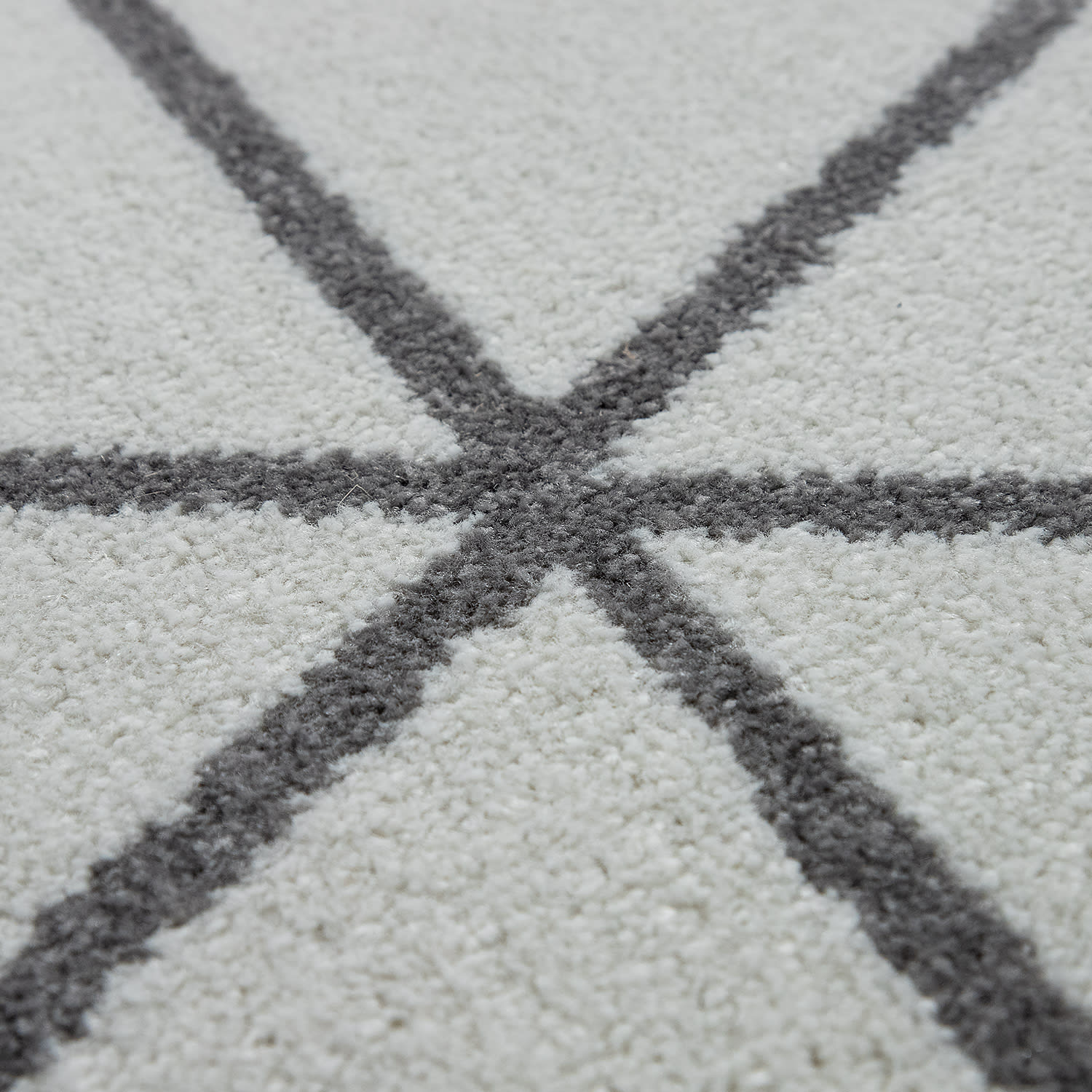 Moderner-Teppich Stella Weiß