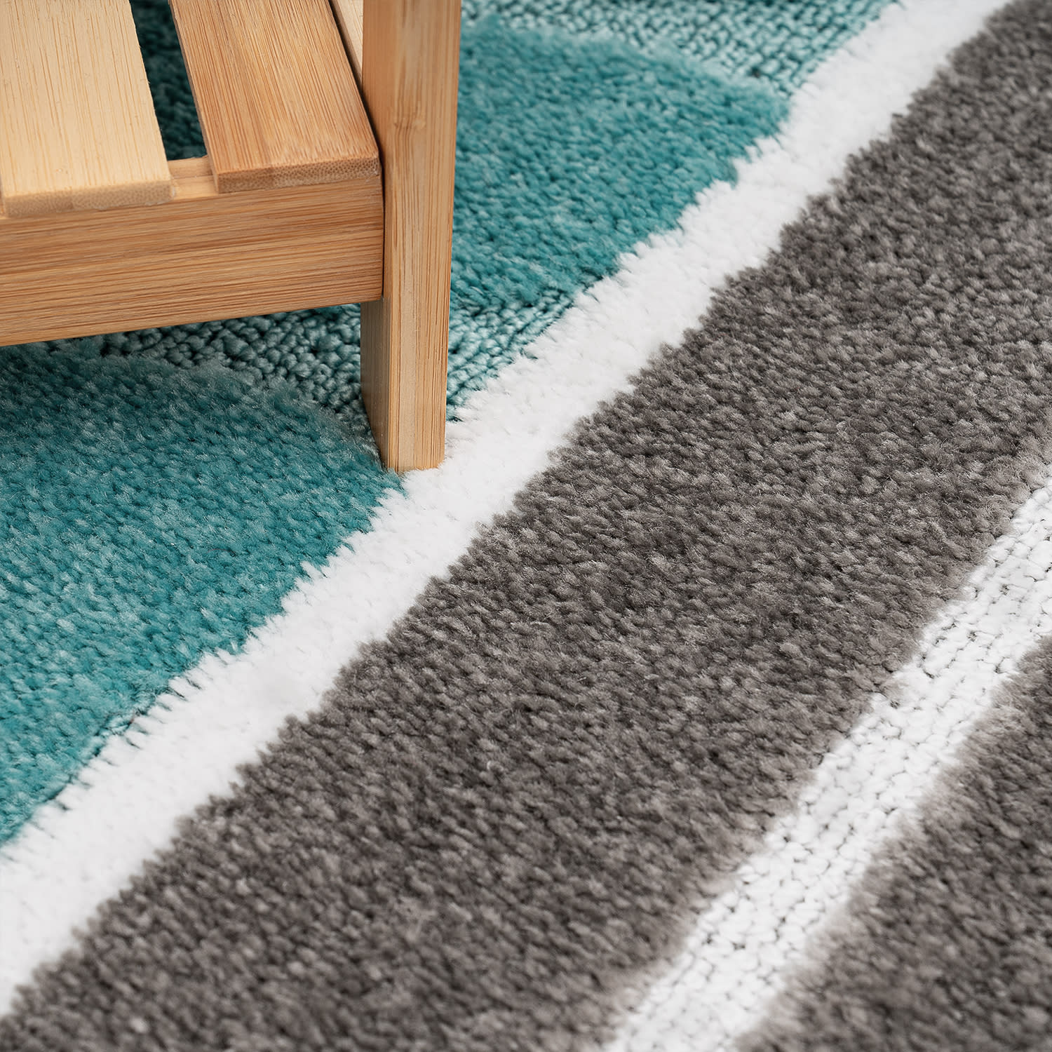 Teppich Salamanca Grau-Blau