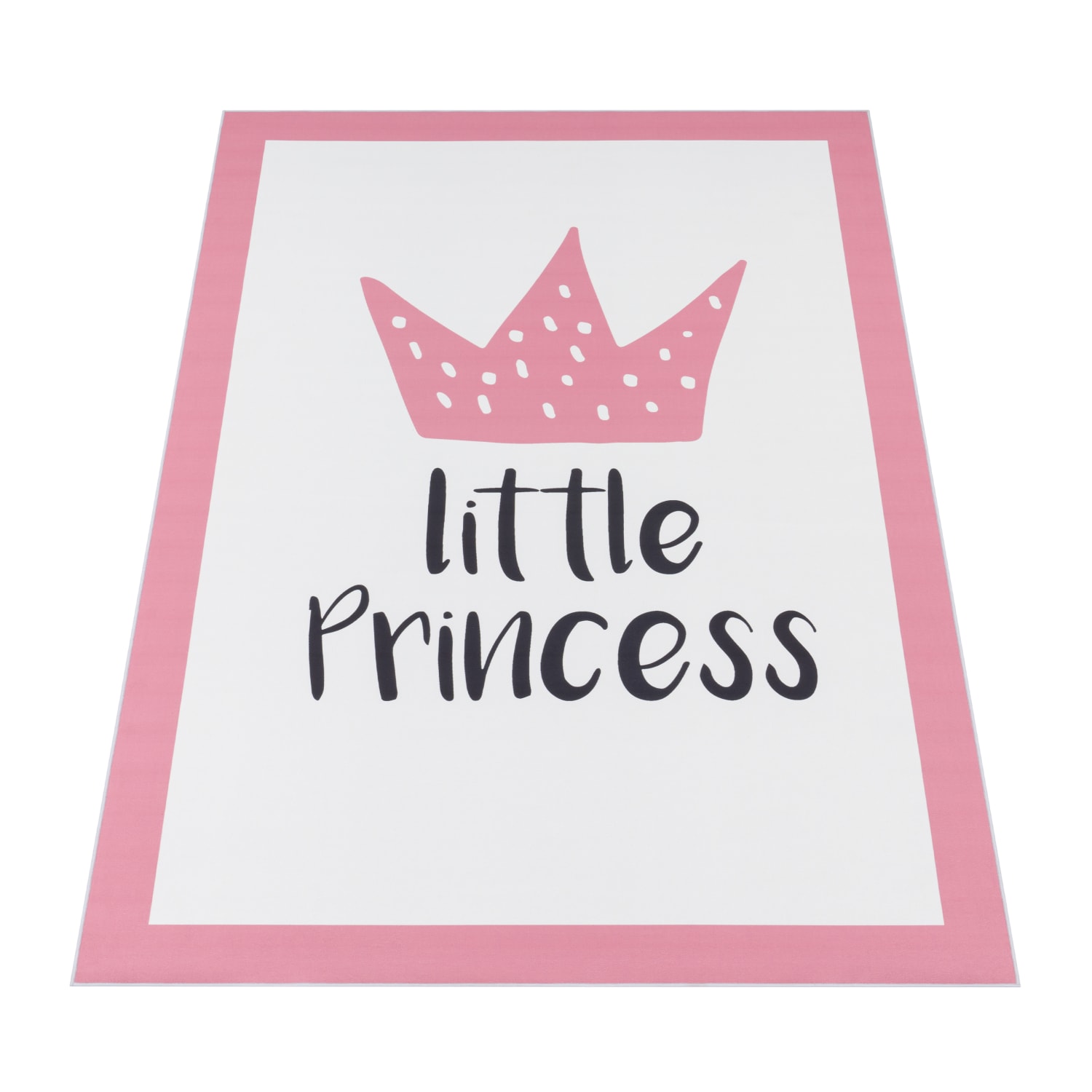Kinderteppich waschbar Aleyna Pink