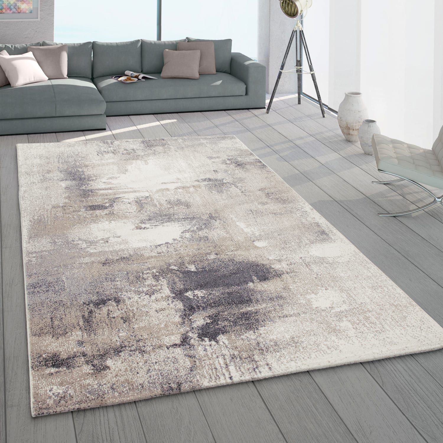 Moderner-teppich Mero | Beige | 80x150 cm