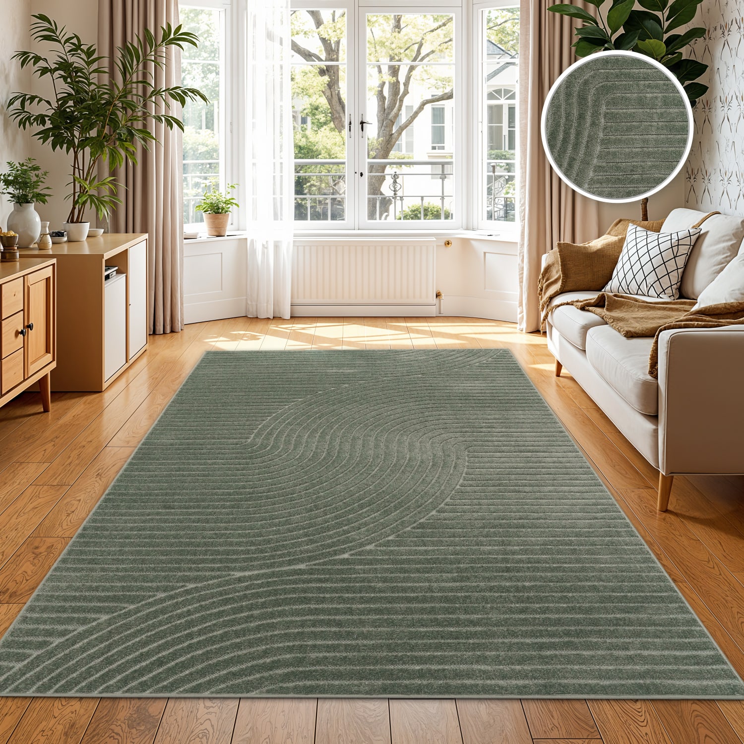 In- & Outdoor-Teppich Cotton Grün