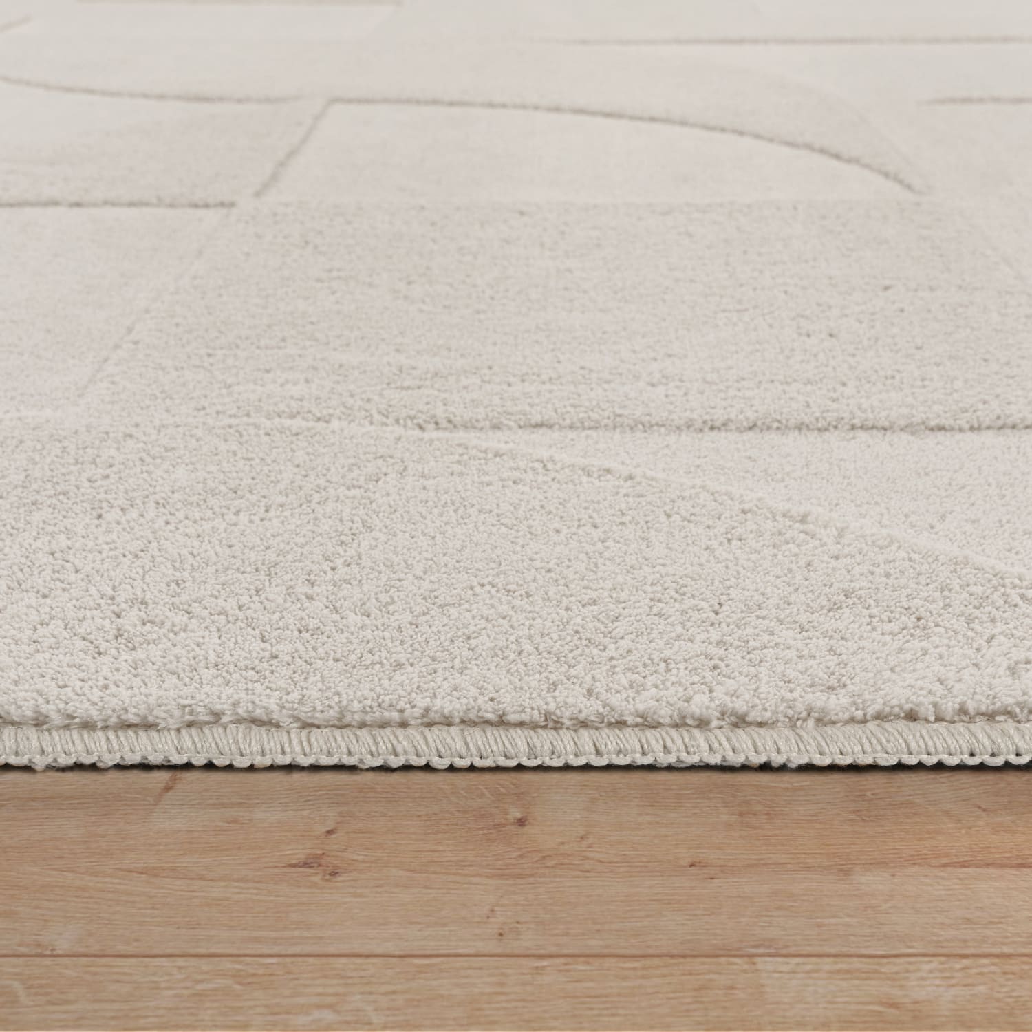 Moderner-Teppich Tokio Creme