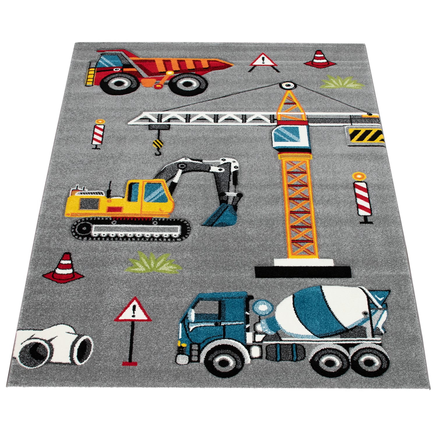 Moderner-Teppich Diamond Grau