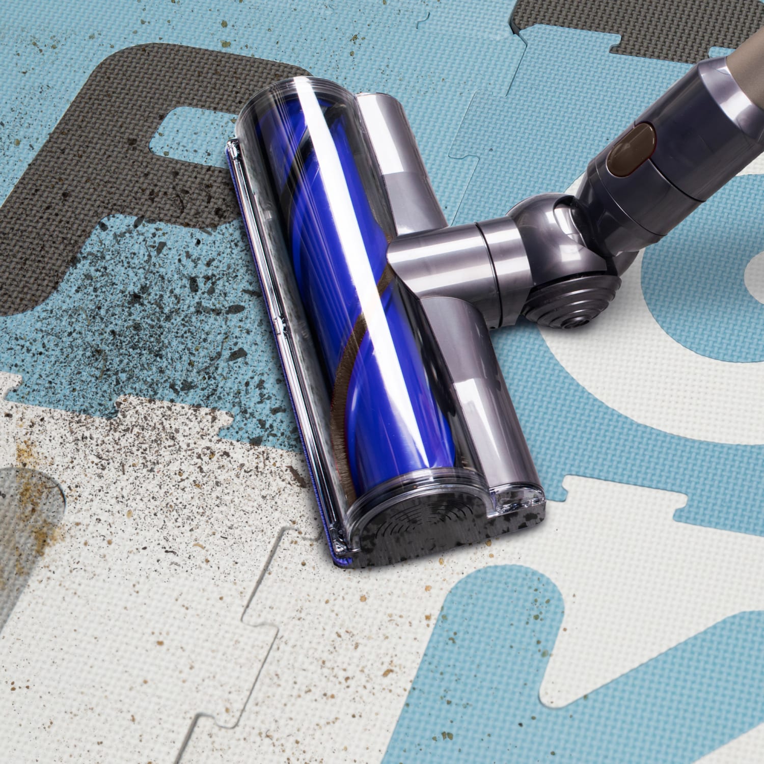 Puzzlematte Puzzle Blau