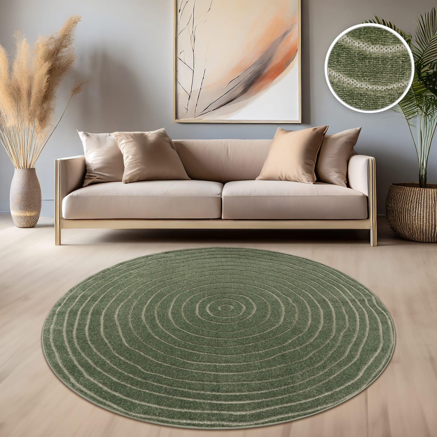 In- & Outdoor-Teppich Cotton Grün