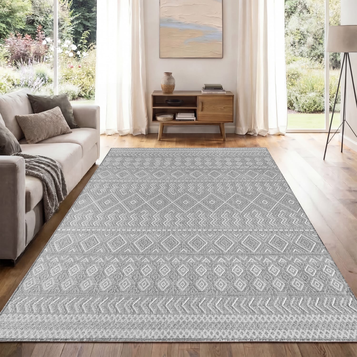 In- & Outdoor-Teppich Vermont Grau