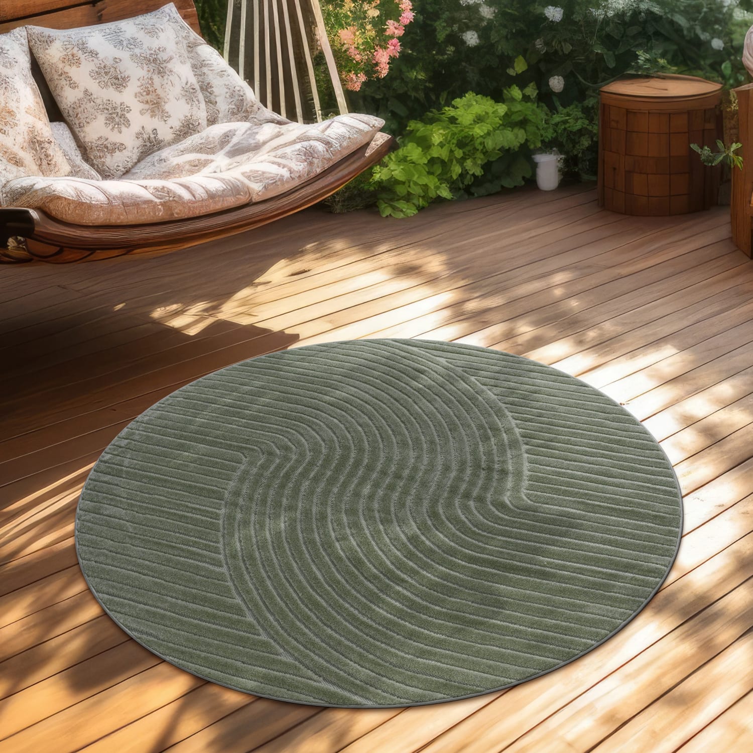 In- & Outdoor-Teppich Cotton Grün