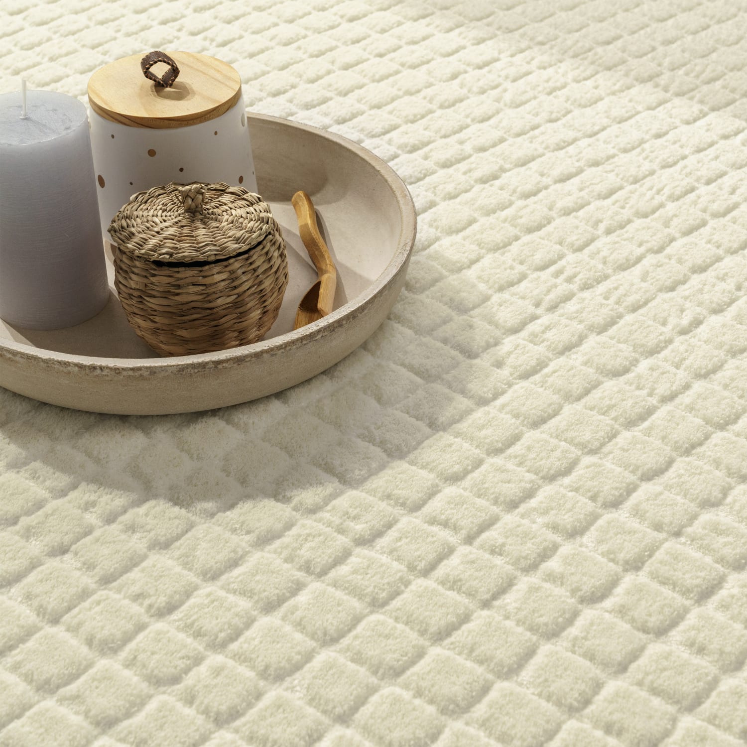 Teppich waschbar Rotterdam Creme