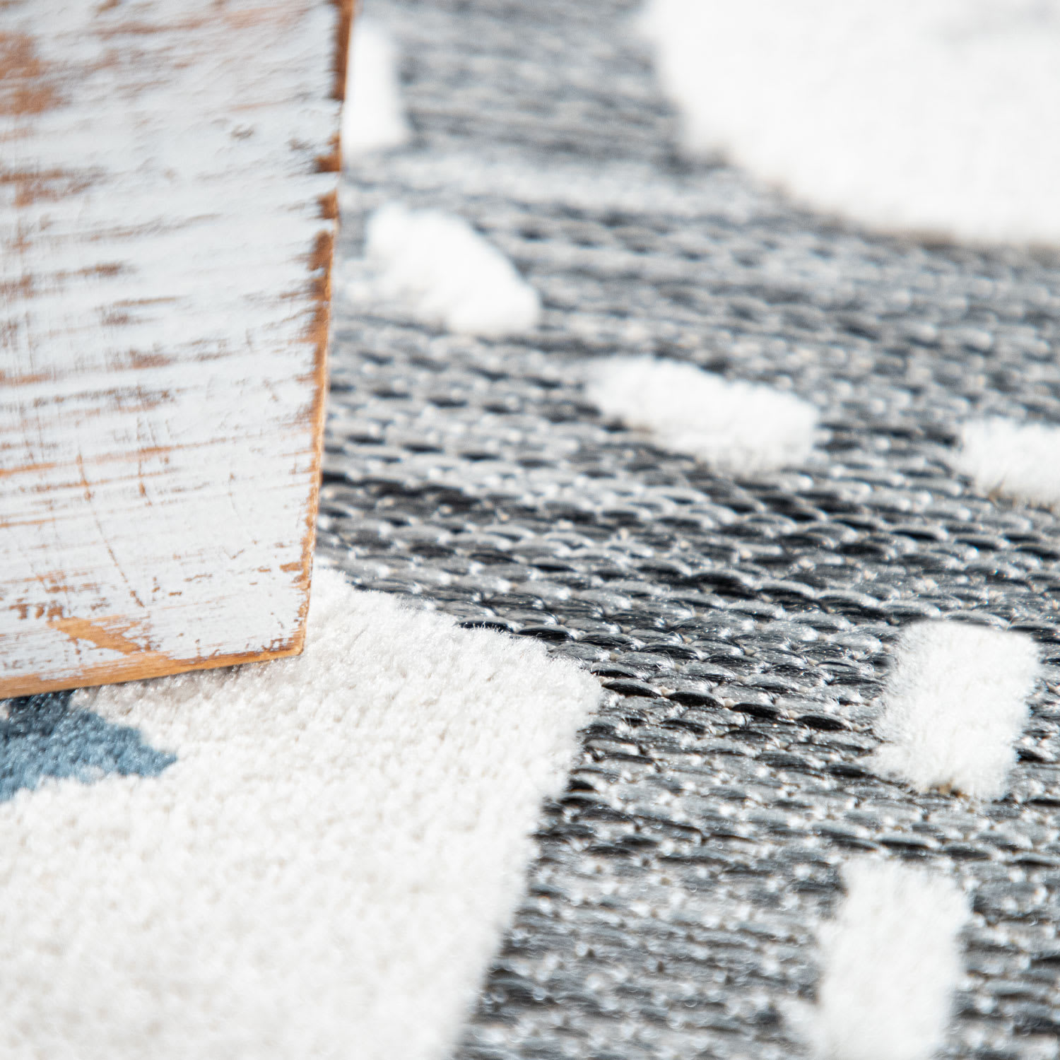 Kinderteppich In- & Outdoor Tweet Creme