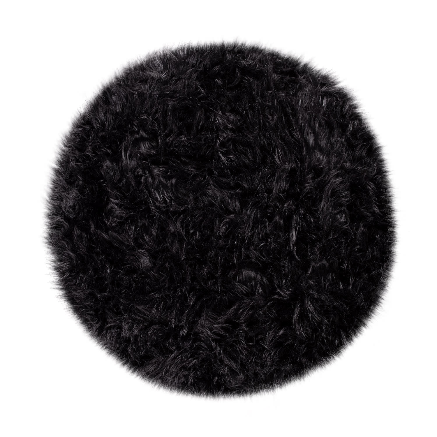 Hochflorteppich Playa Schwarz