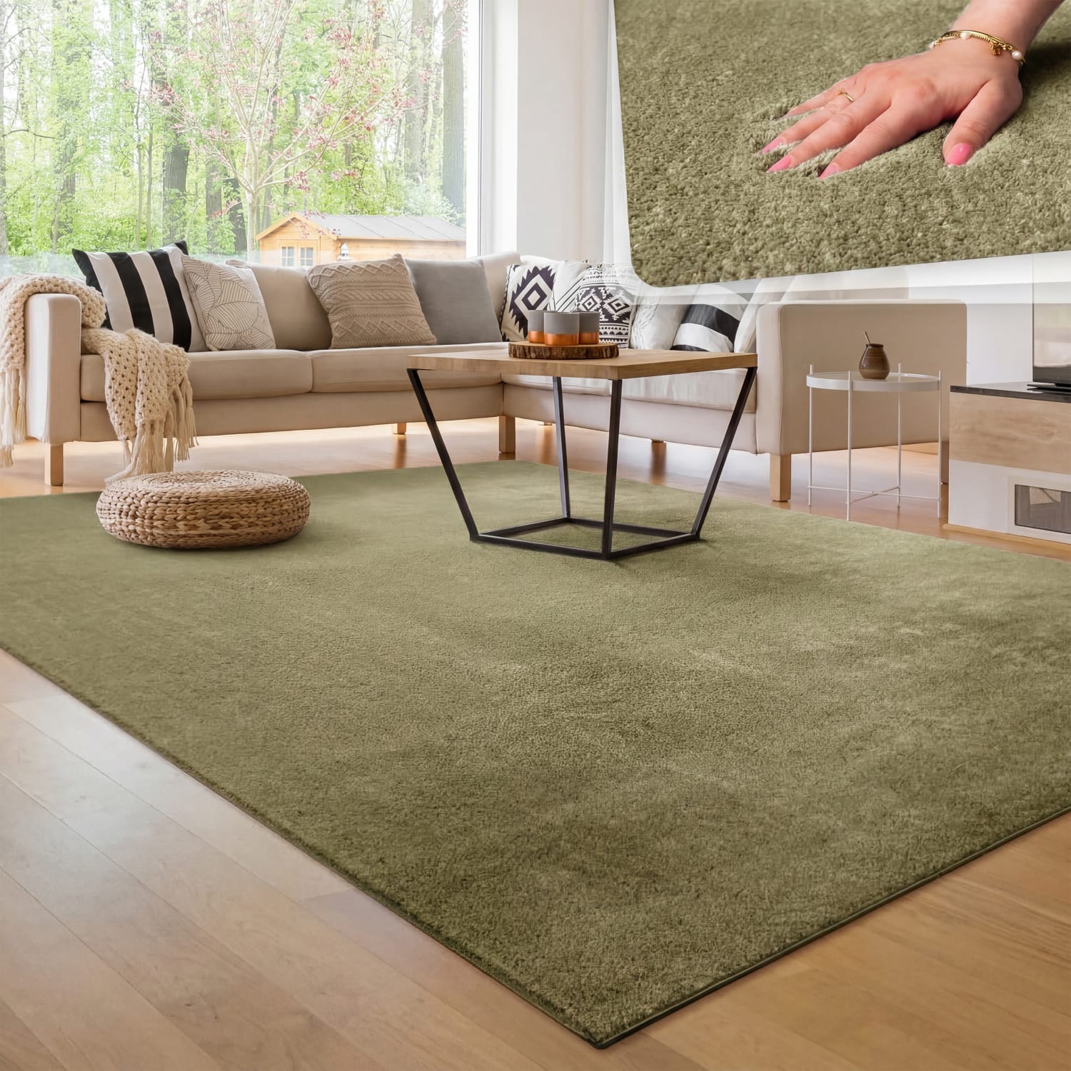 Teppich Cadiz Hellgrün