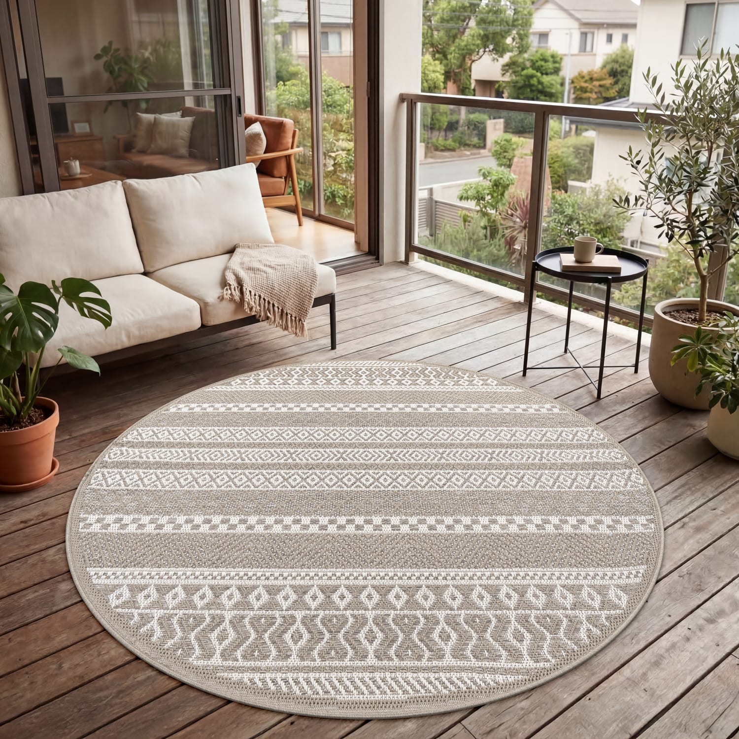 In- & Outdoor-Teppich Vermont Beige