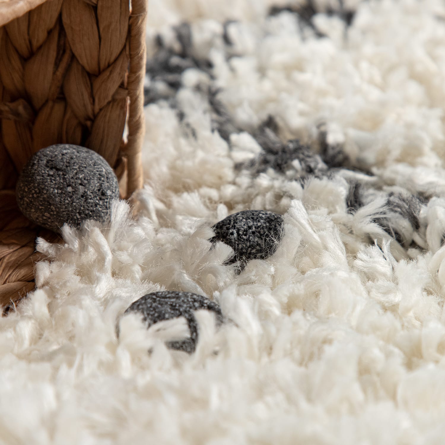 Shaggyteppich Kalmar Creme