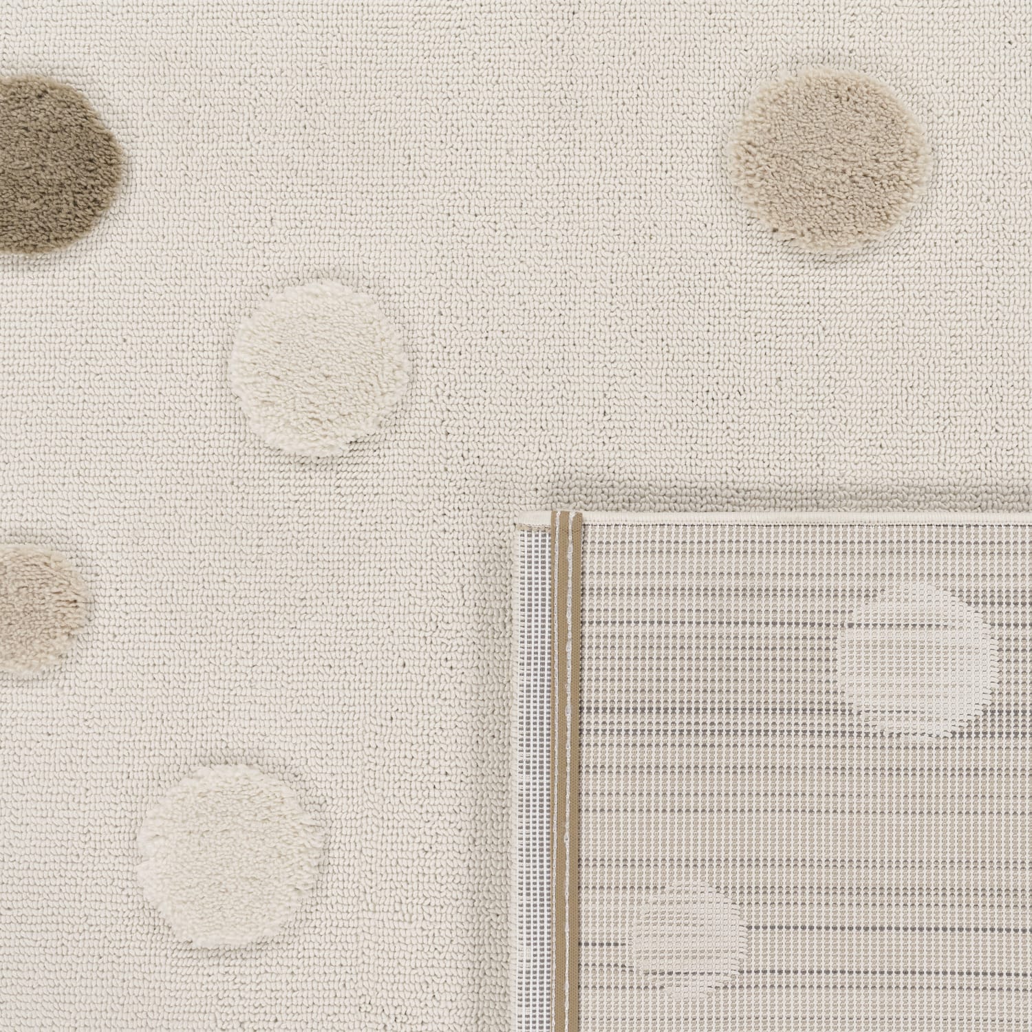 Kinder-Teppich Kika Beige