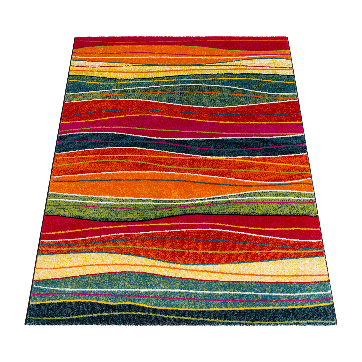 Teppich Canvas Mehrfarbig