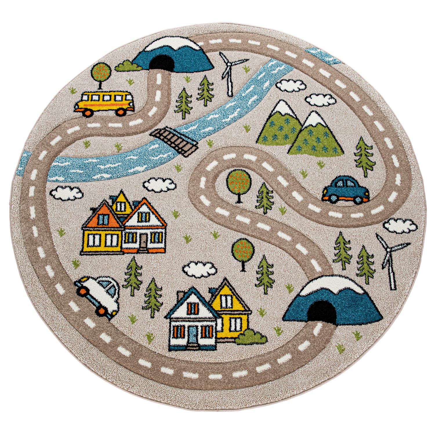 Kinder-Teppich Volta Beige