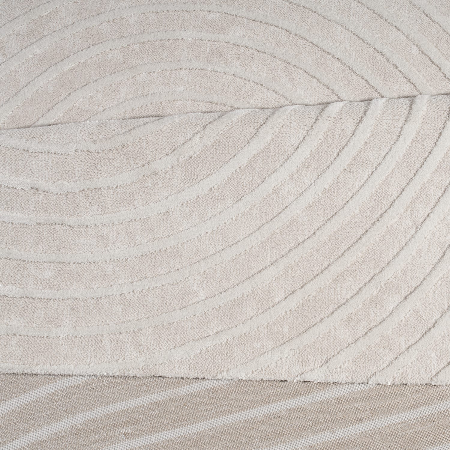 Moderner-Teppich Santorini Creme