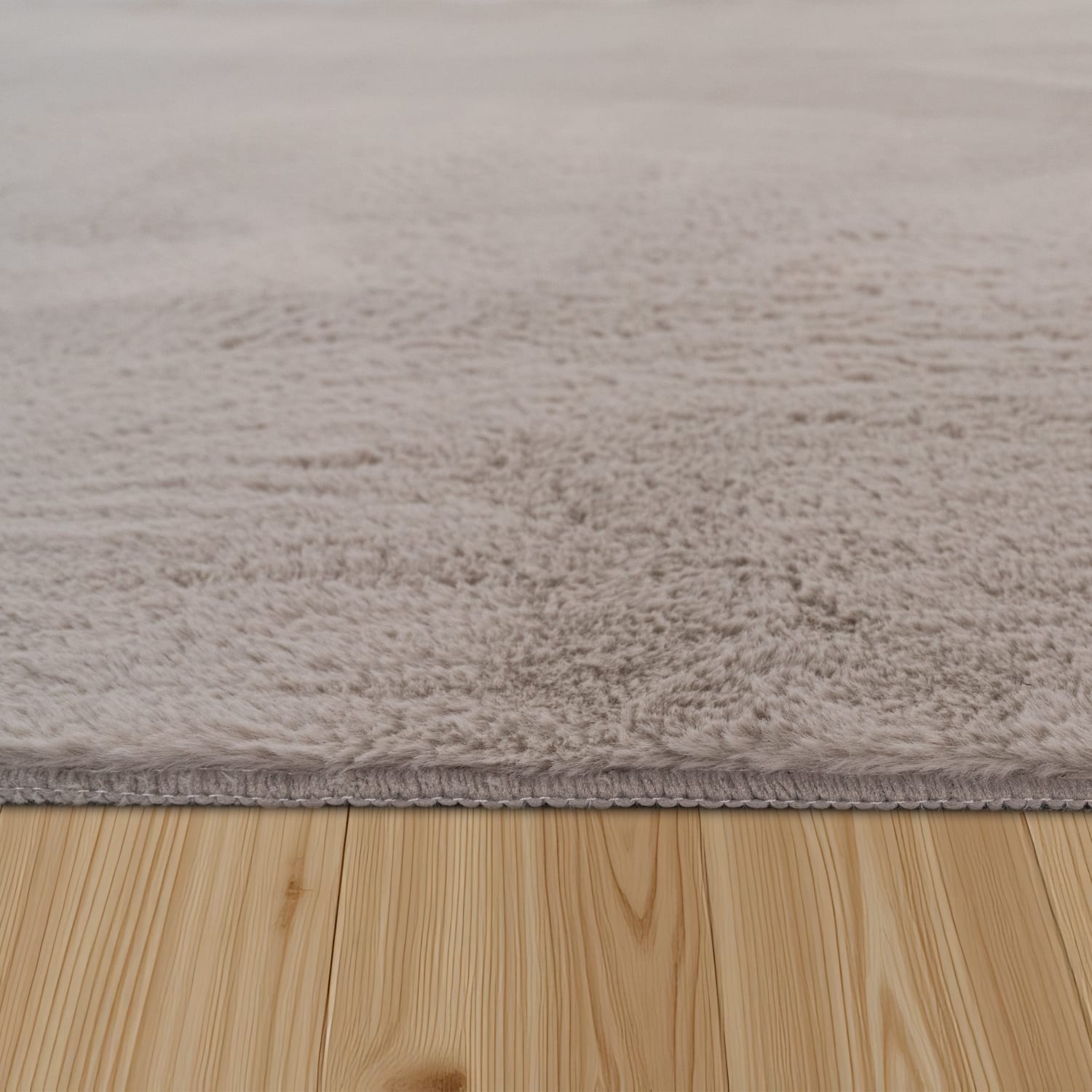 Flauschteppich Soft Beige