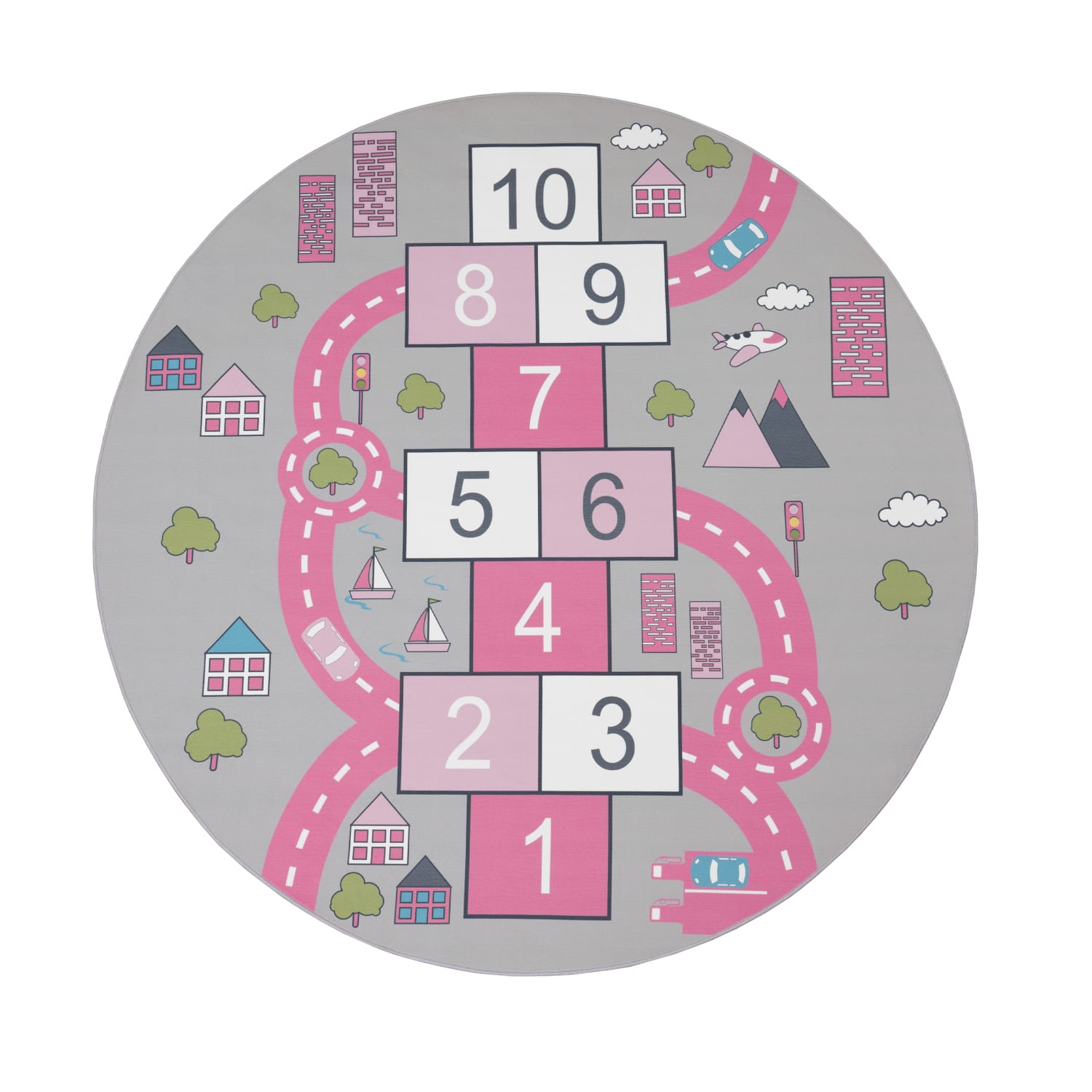 Kinder-Teppich Bino Pink